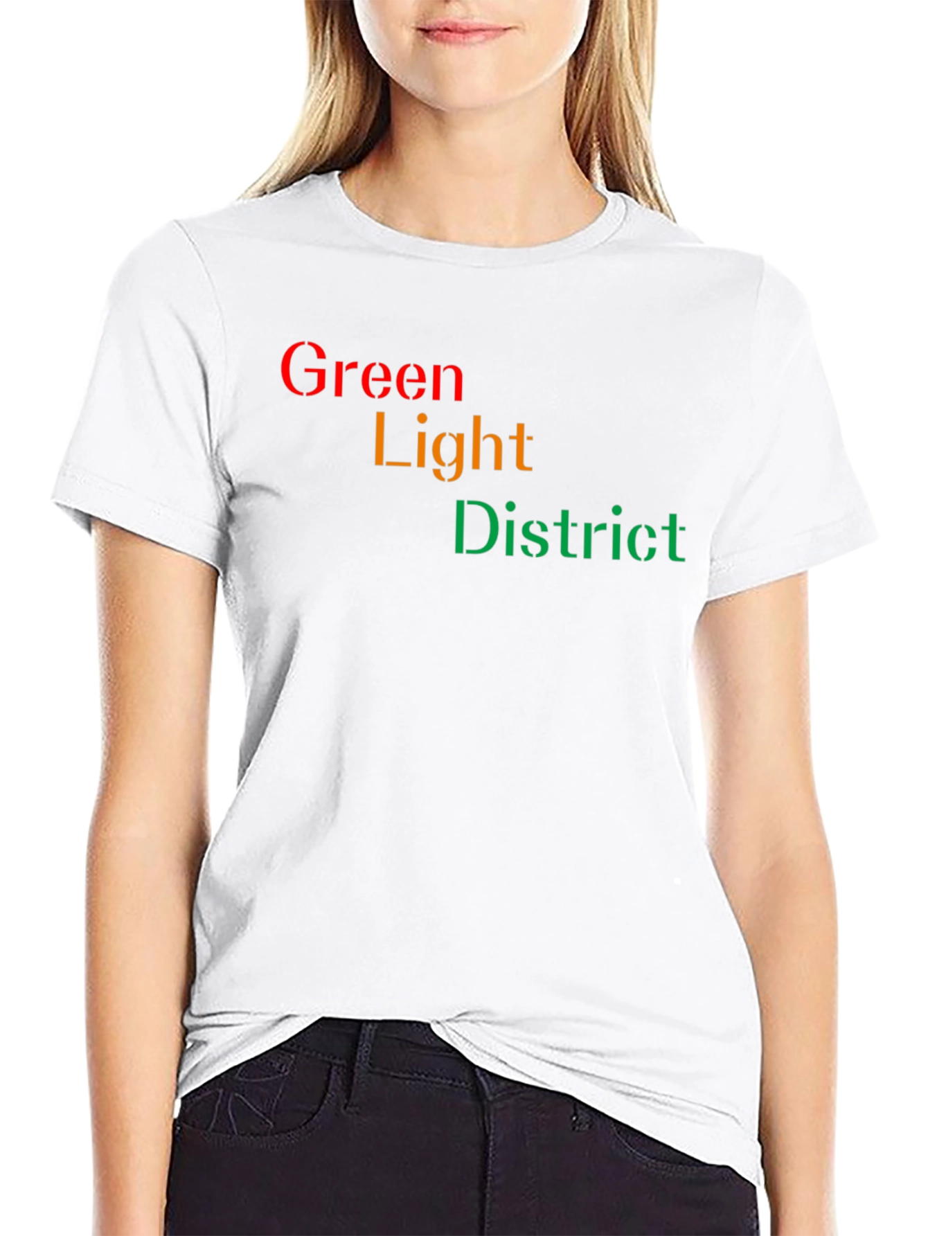 Camiseta Green Light District para Hombre