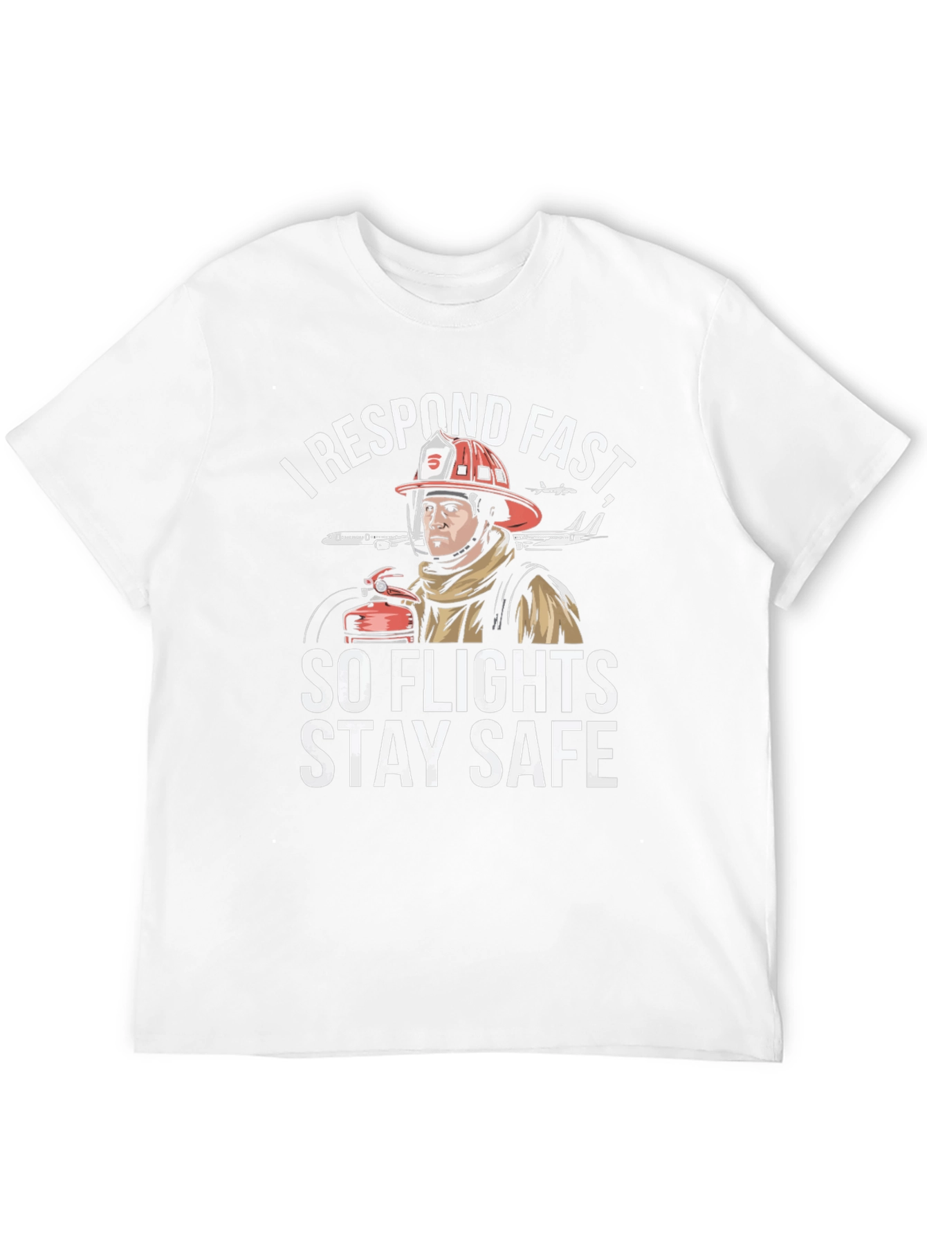 Camiseta I Respond Fast So Flights Stay Safe