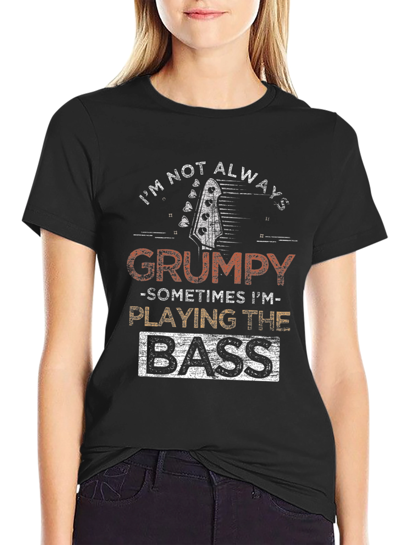 Camiseta Hombre Grumpy Bass Player