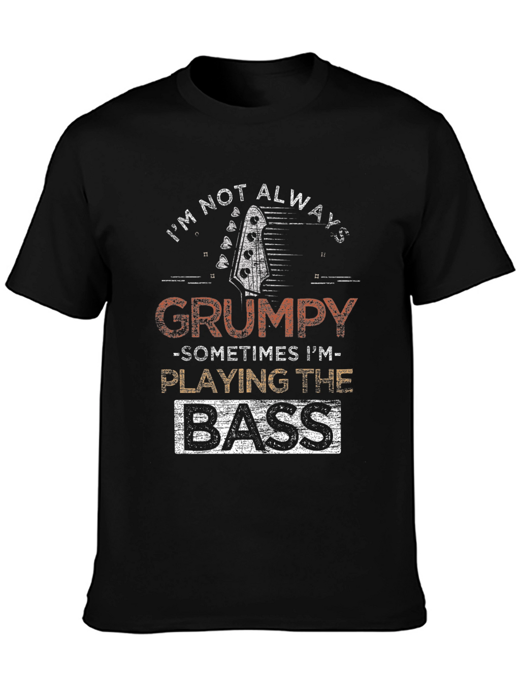 Camiseta Hombre Grumpy Bass Player