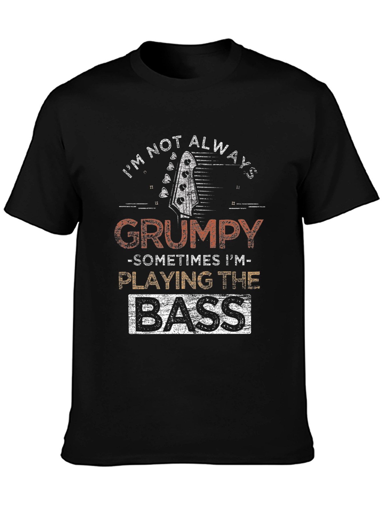 Camiseta Hombre Grumpy Bass Player