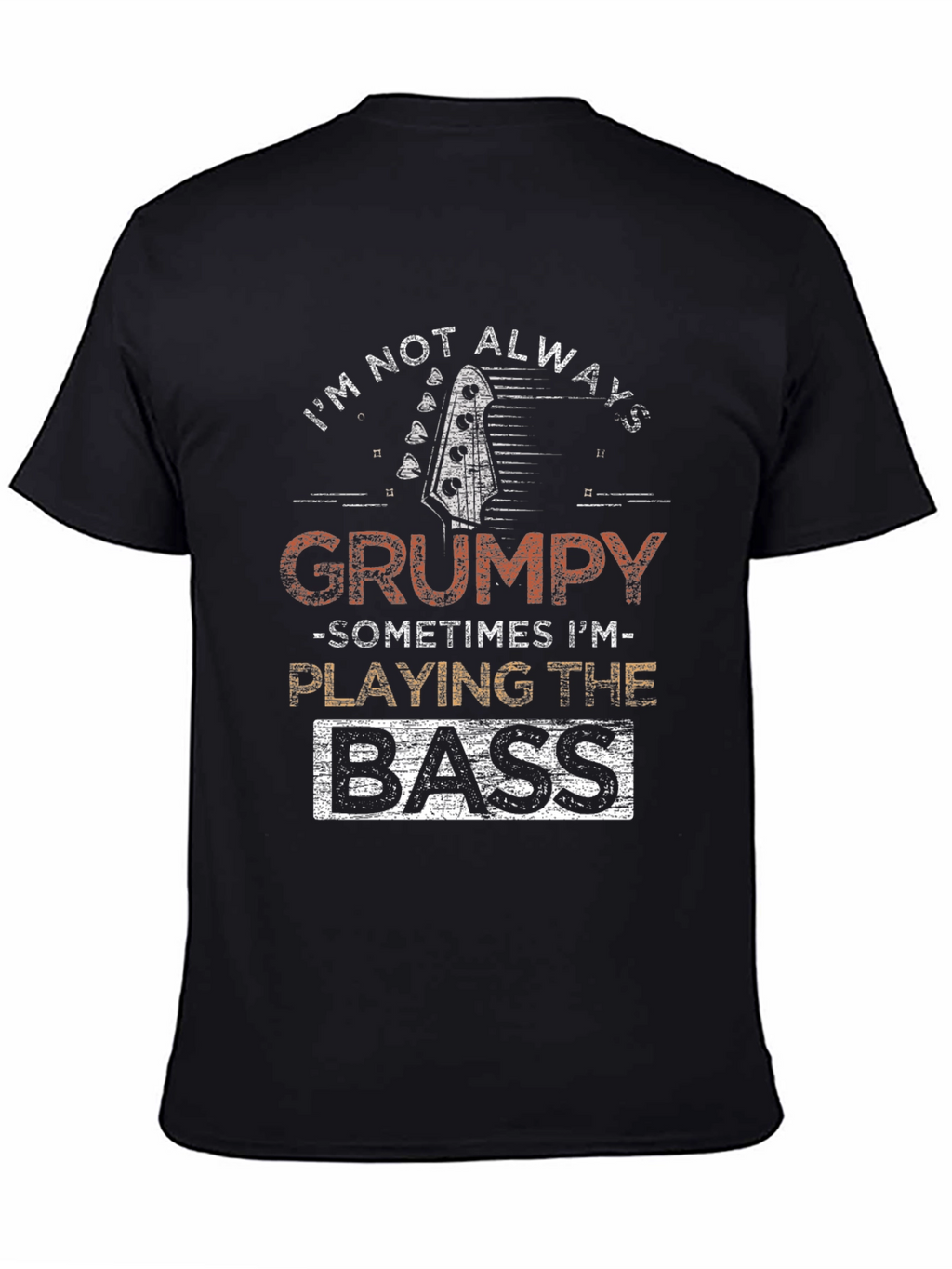 Camiseta Hombre Grumpy Bass Player