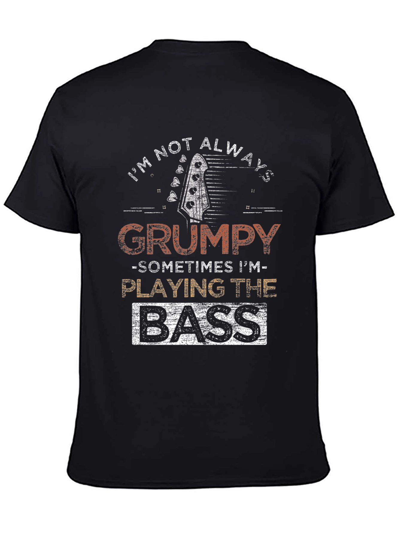 Camiseta Hombre Grumpy Bass Player