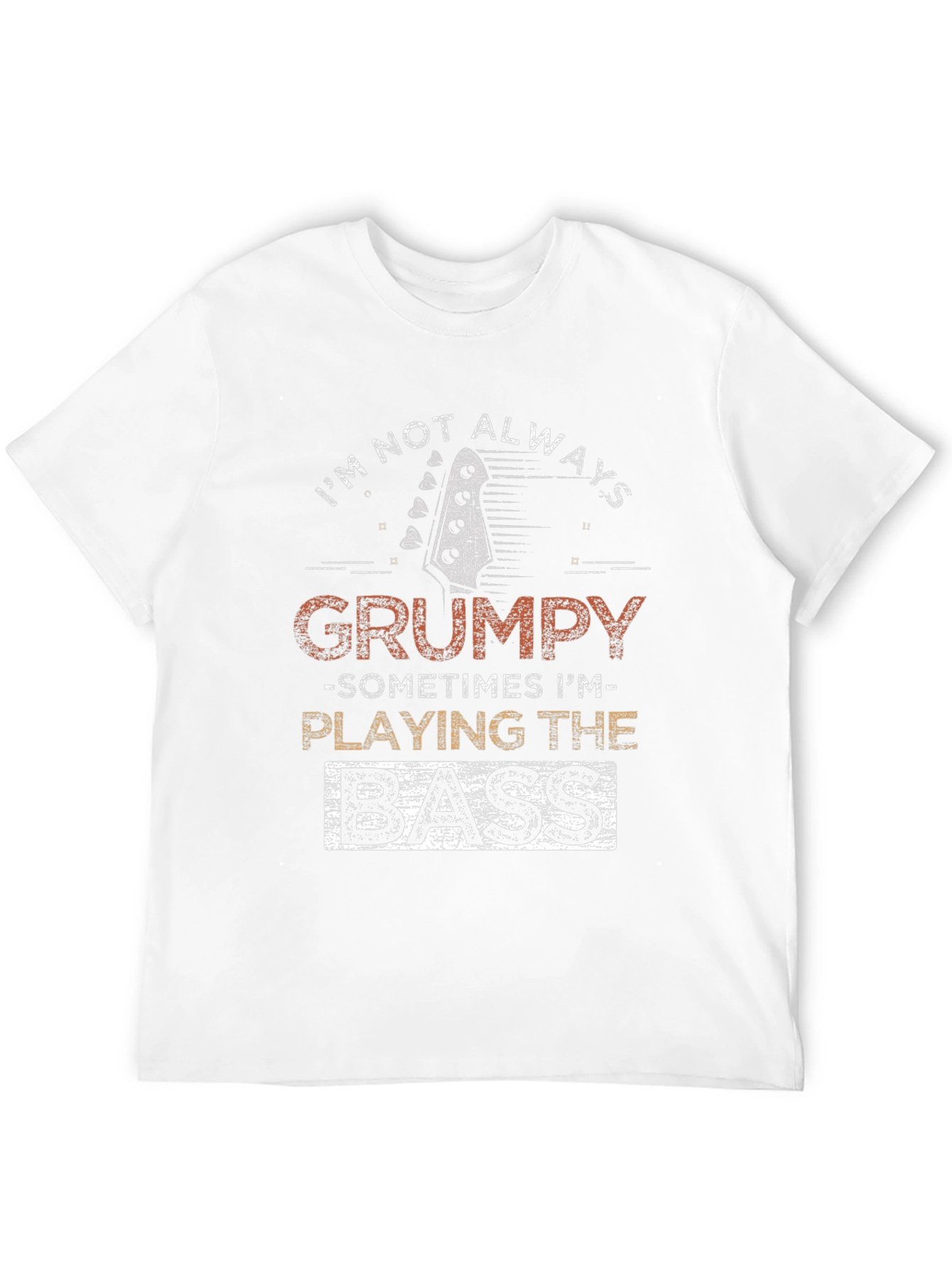 Camiseta Hombre Grumpy Bass Player