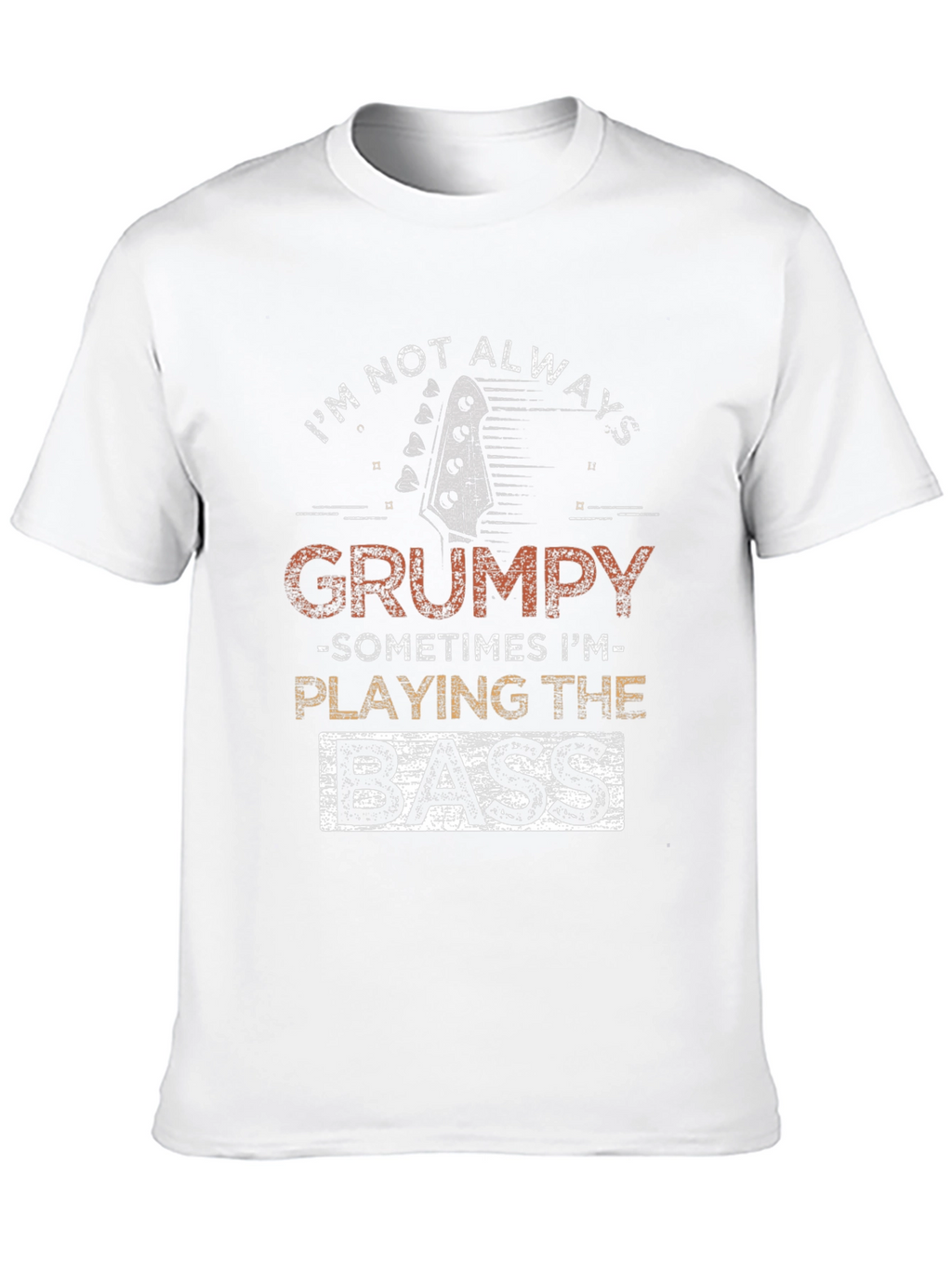 Camiseta Hombre Grumpy Bass Player