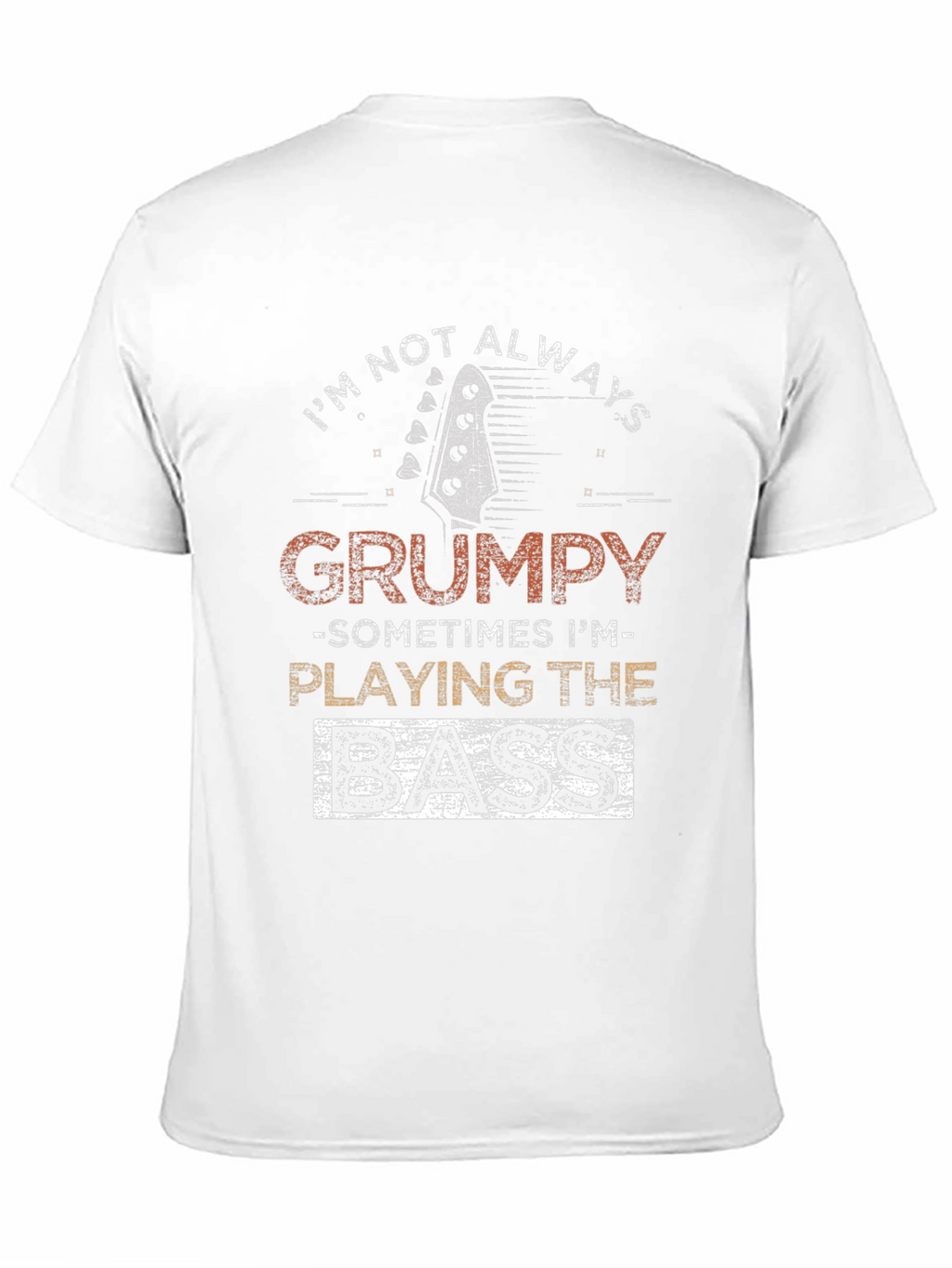 Camiseta Hombre Grumpy Bass Player