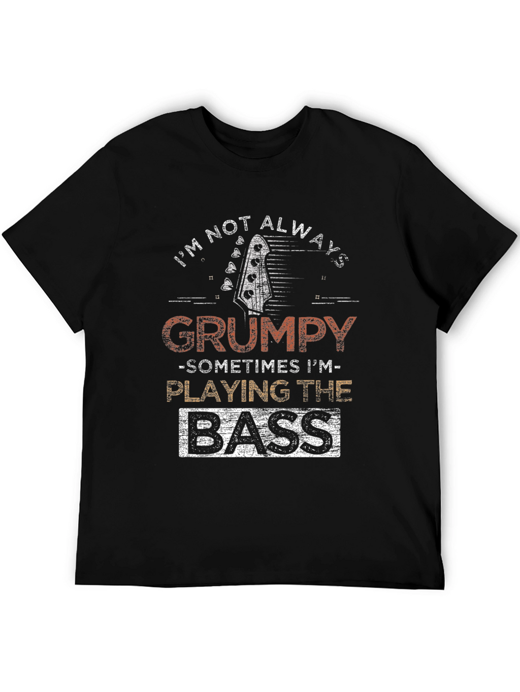 Camiseta Hombre Grumpy Bass Player