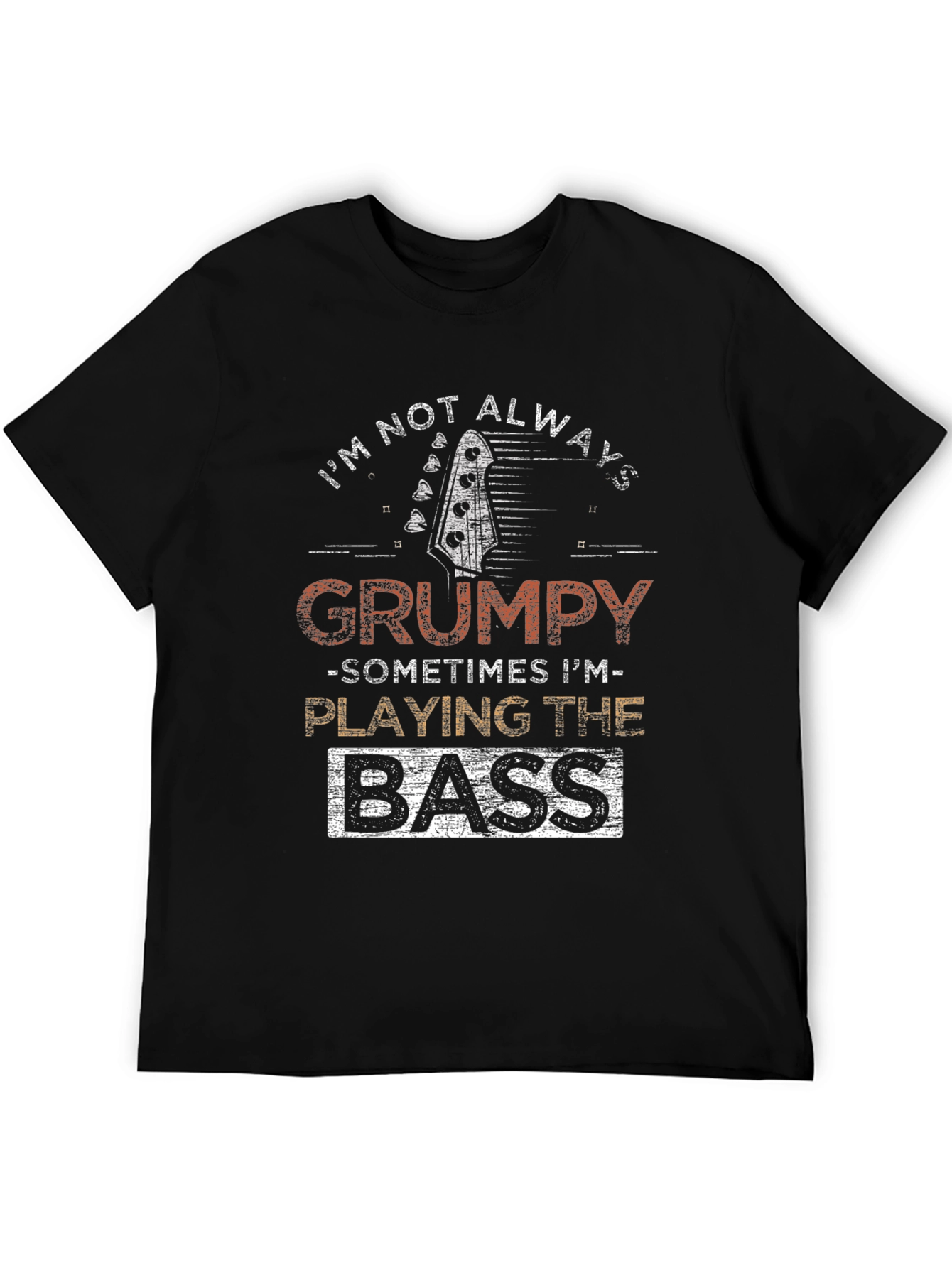 Camiseta Hombre Grumpy Bass Player