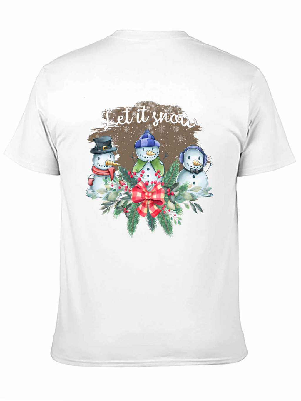Camiseta Navideña Let it Snow