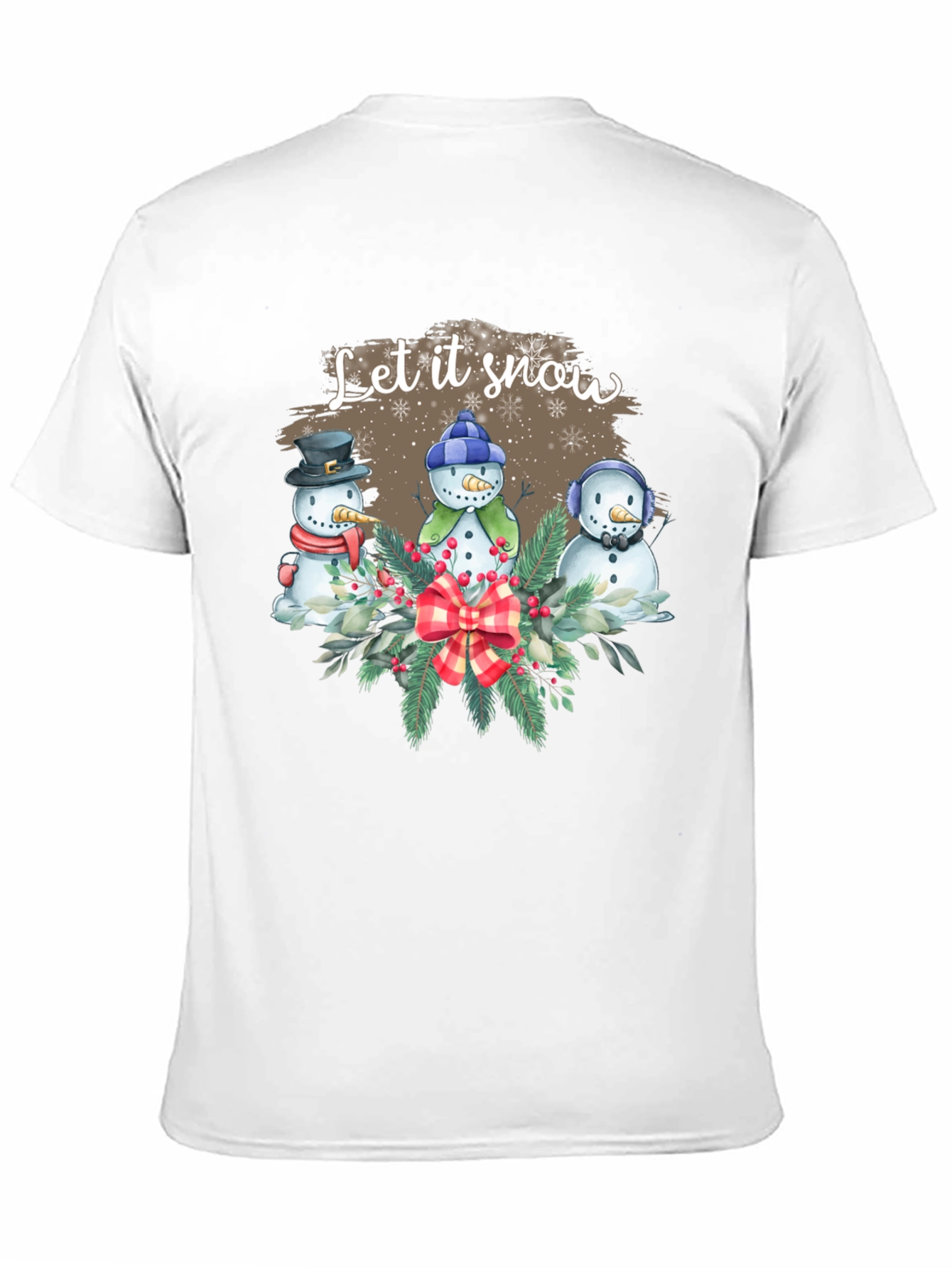 Camiseta Navideña Let it Snow