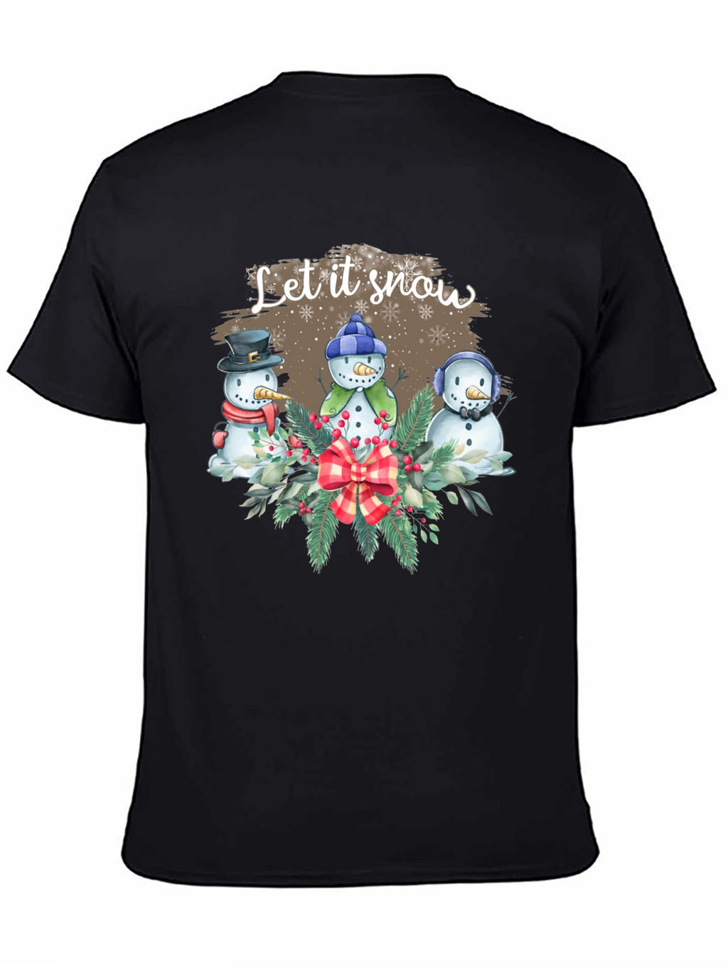 Camiseta Navideña Let it Snow