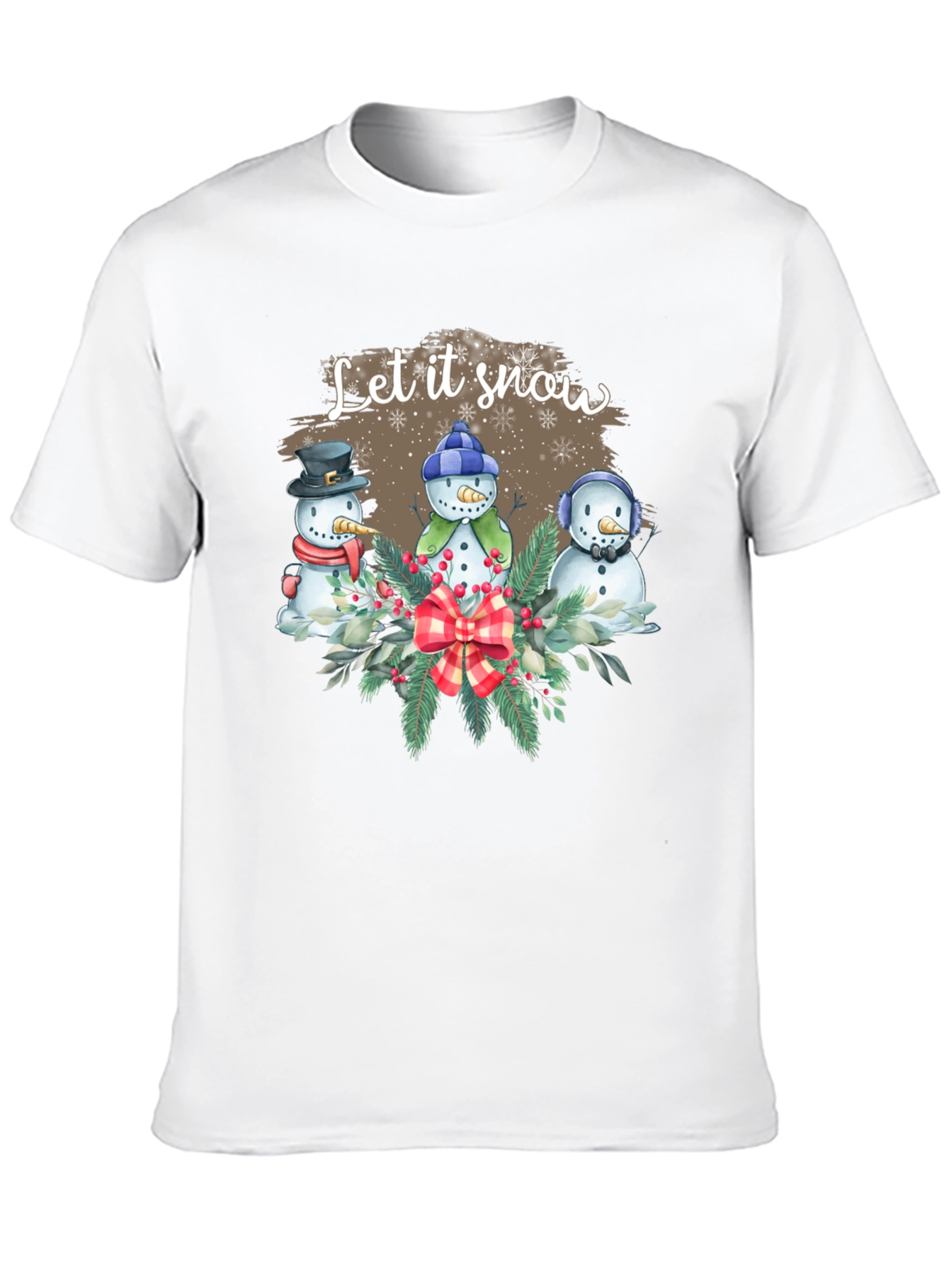 Camiseta Navideña Let it Snow