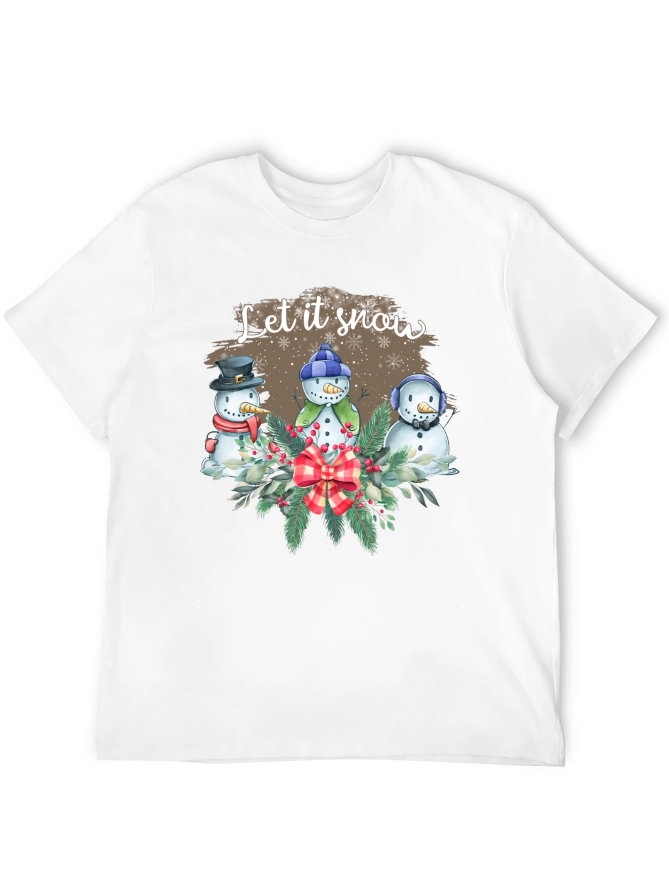 Camiseta Navideña Let it Snow