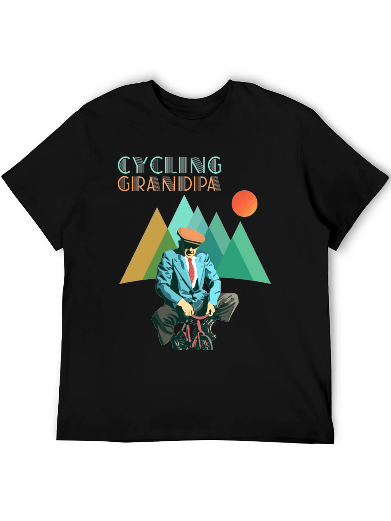Camiseta Negra Ciclismo Abuelo
