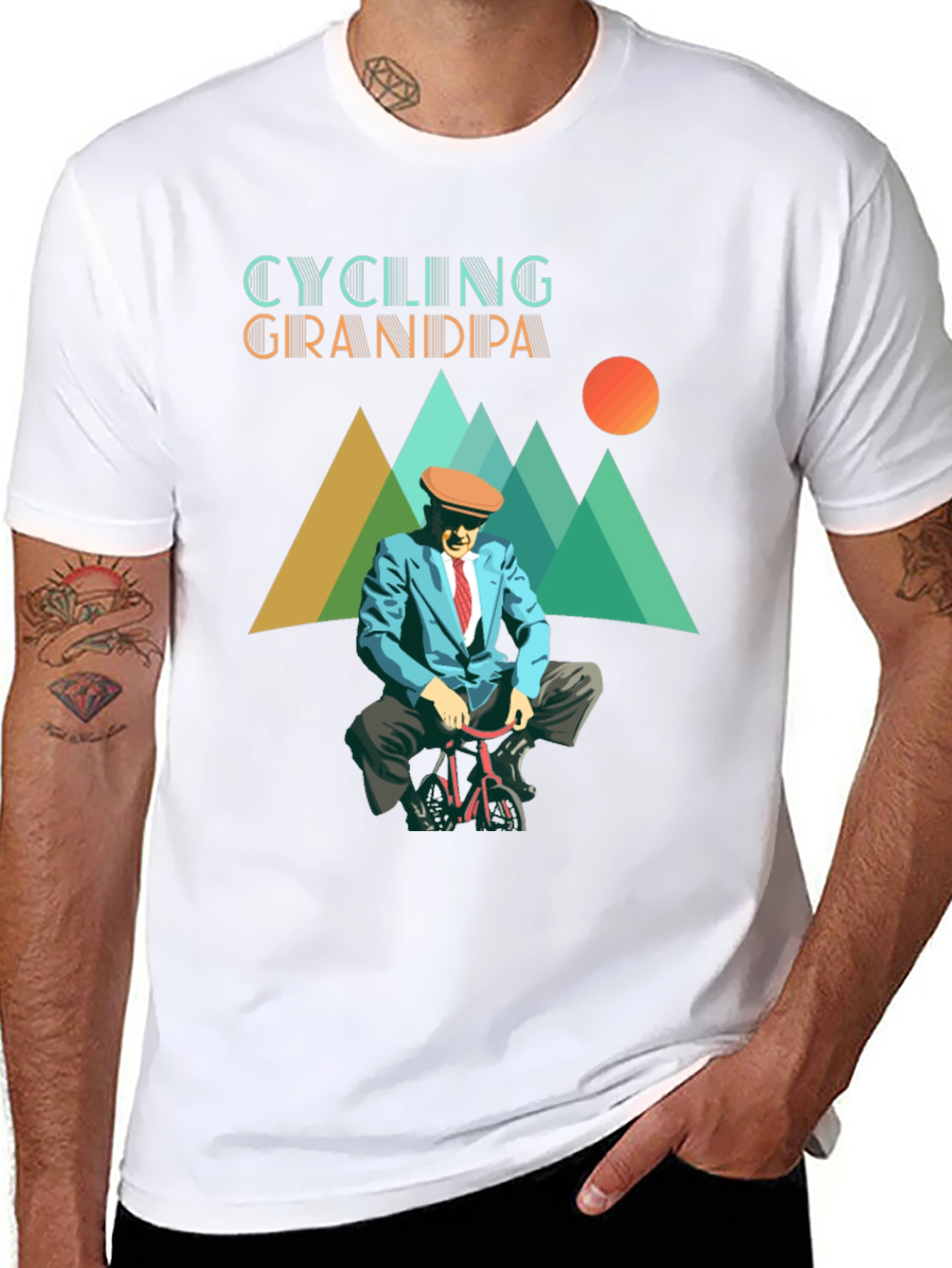 Camiseta Negra Ciclismo Abuelo