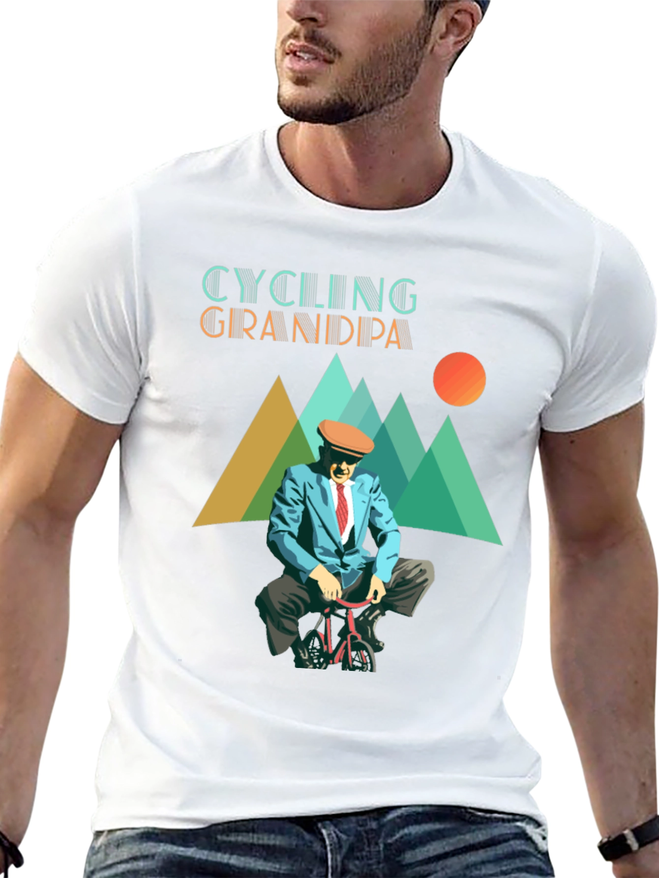 Camiseta Negra Ciclismo Abuelo