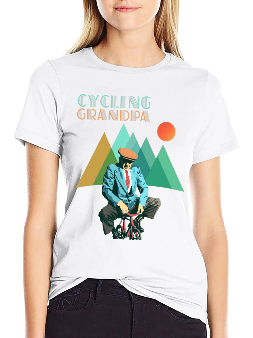 Camiseta Negra Ciclismo Abuelo