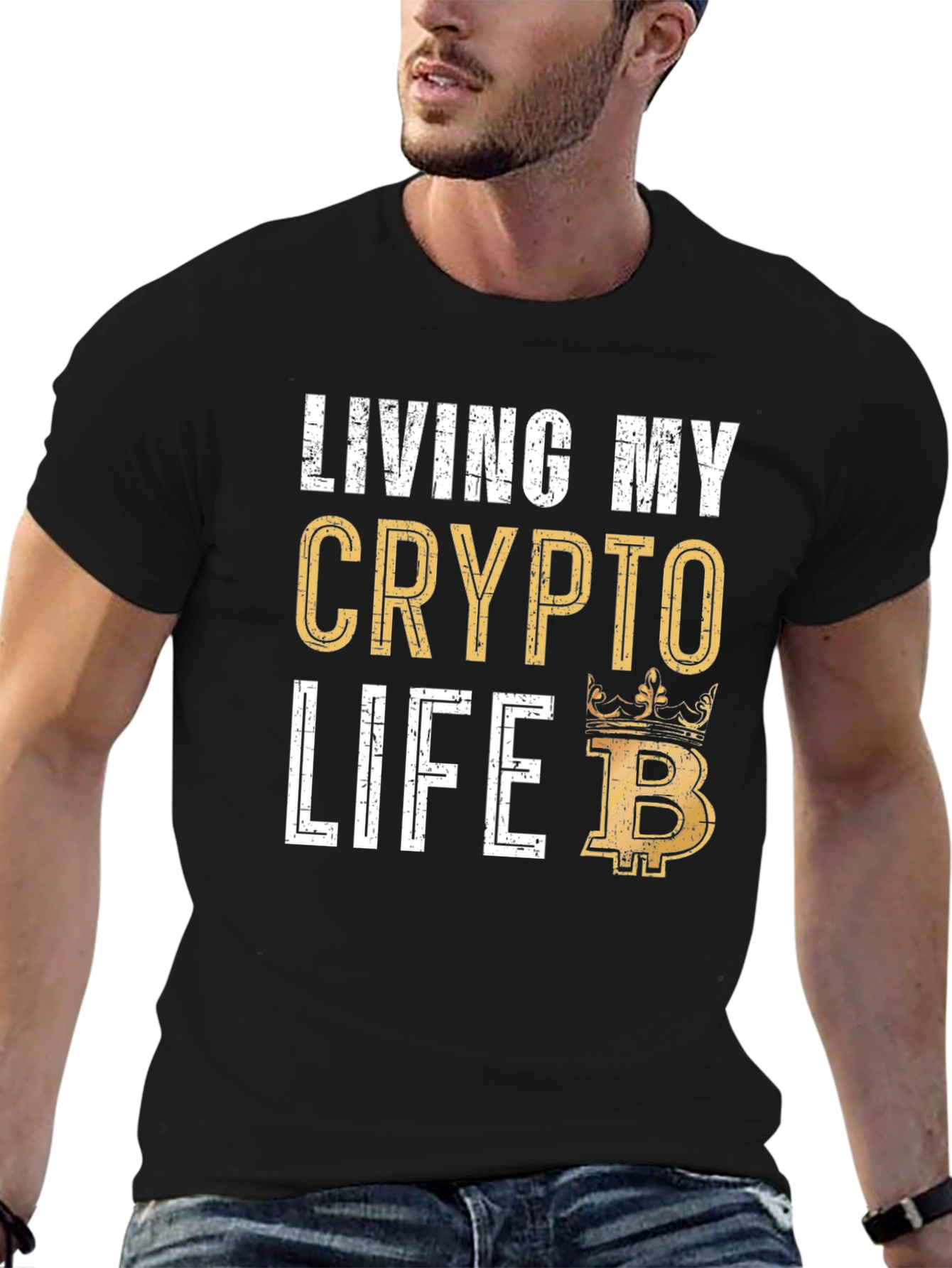 Camiseta Crypto Life para Hombre
