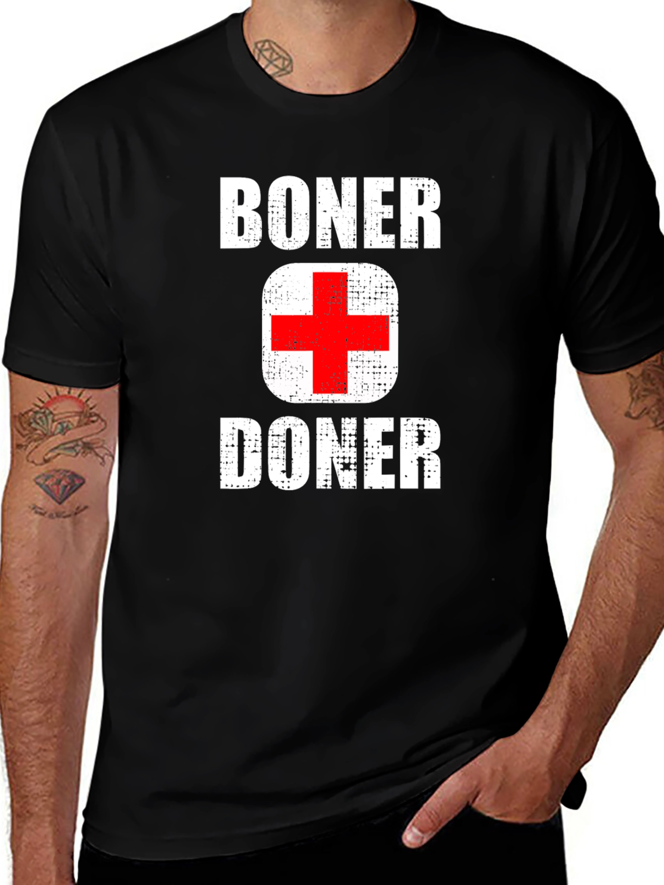 Camiseta Humorística Boner Doner - Estilo Casual