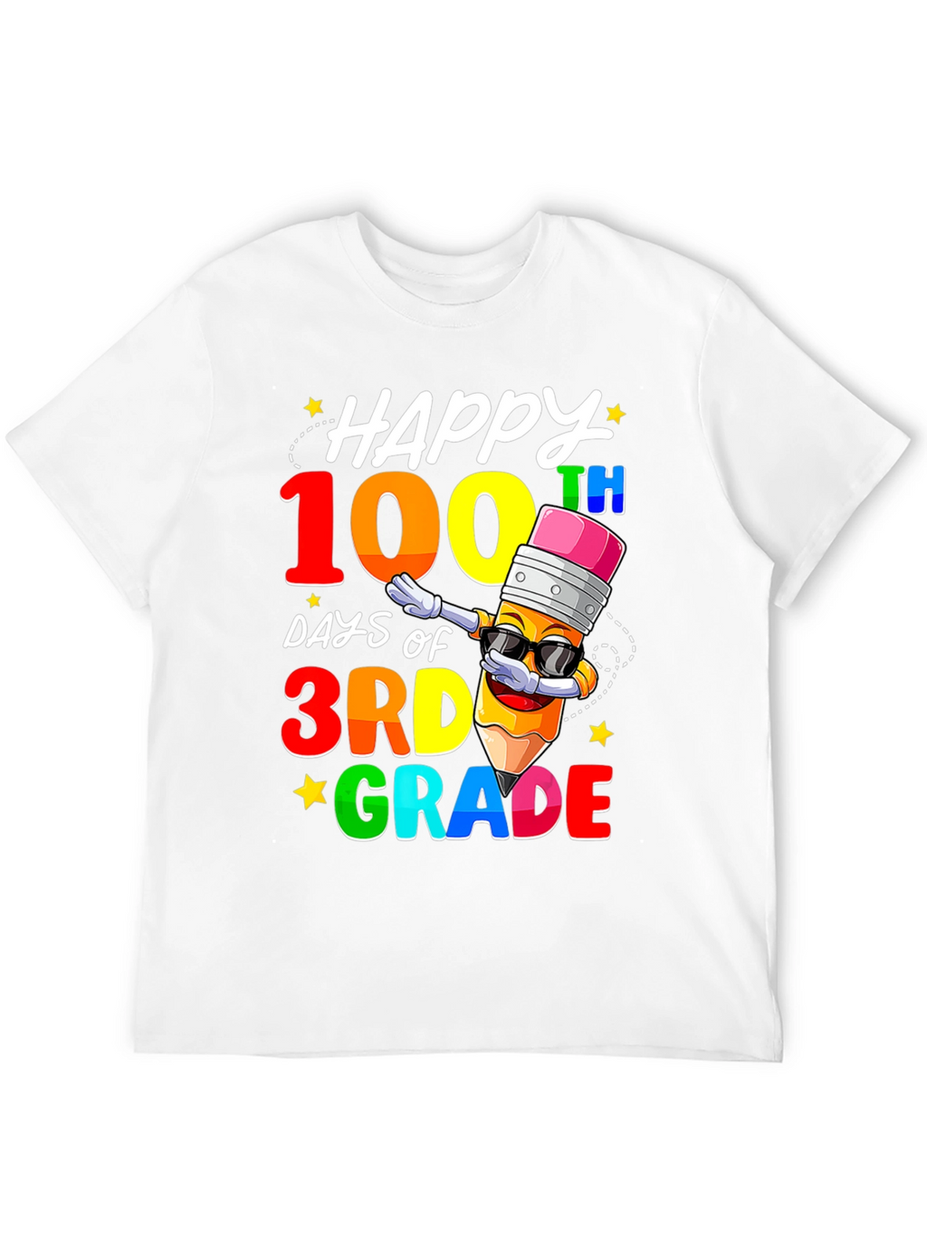 Camiseta de 100 Días de Tercer Grado