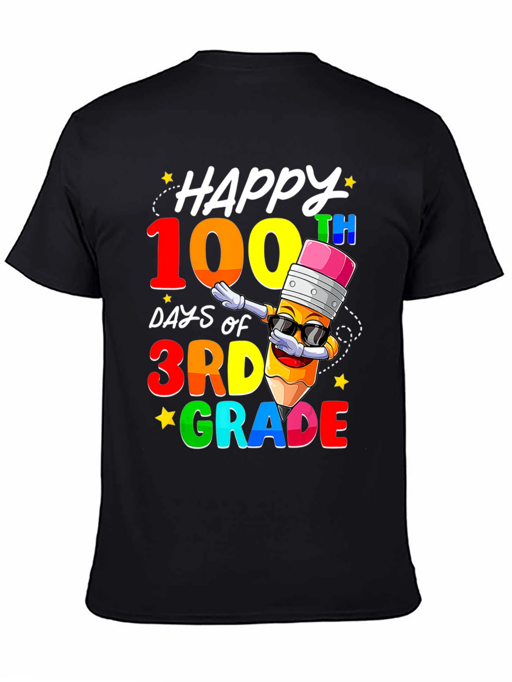 Camiseta de 100 Días de Tercer Grado