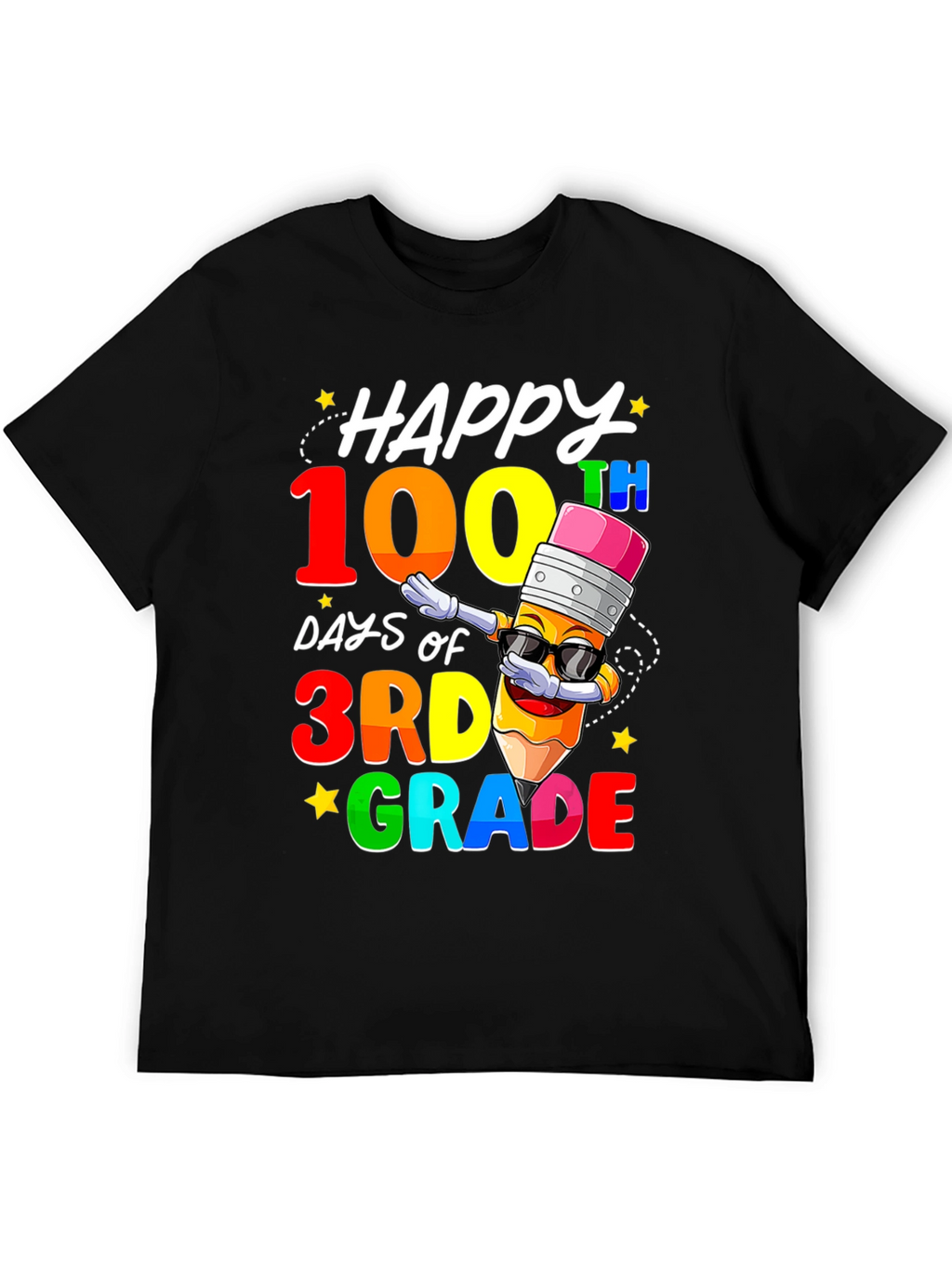 Camiseta de 100 Días de Tercer Grado