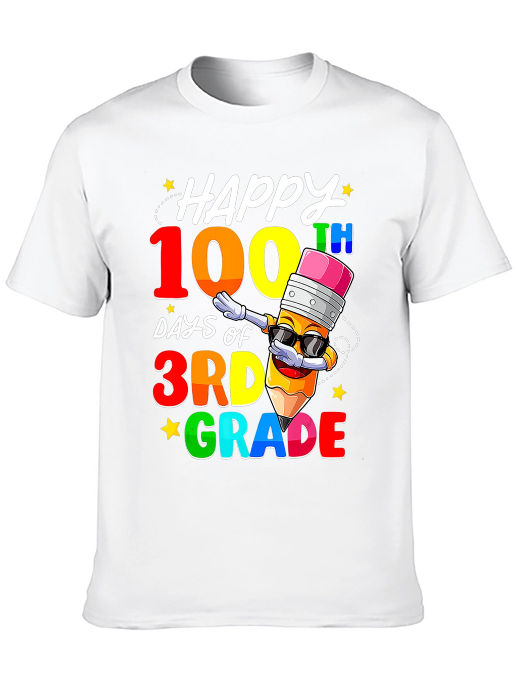 Camiseta de 100 Días de Tercer Grado