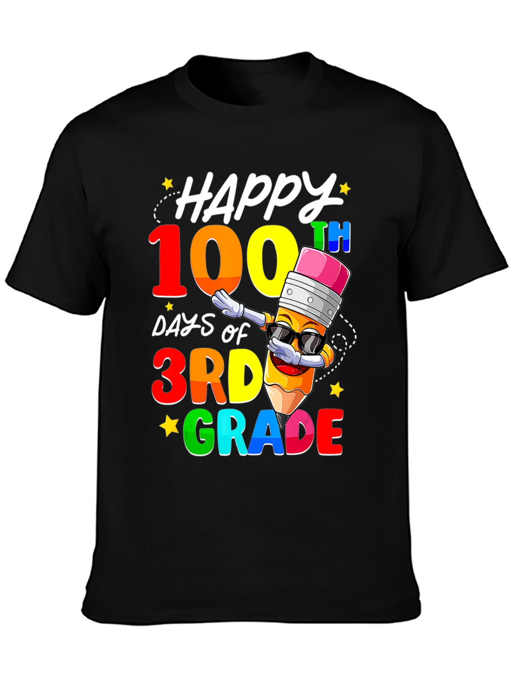 Camiseta de 100 Días de Tercer Grado