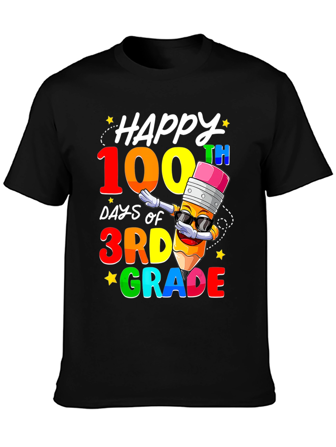 Camiseta de 100 Días de Tercer Grado