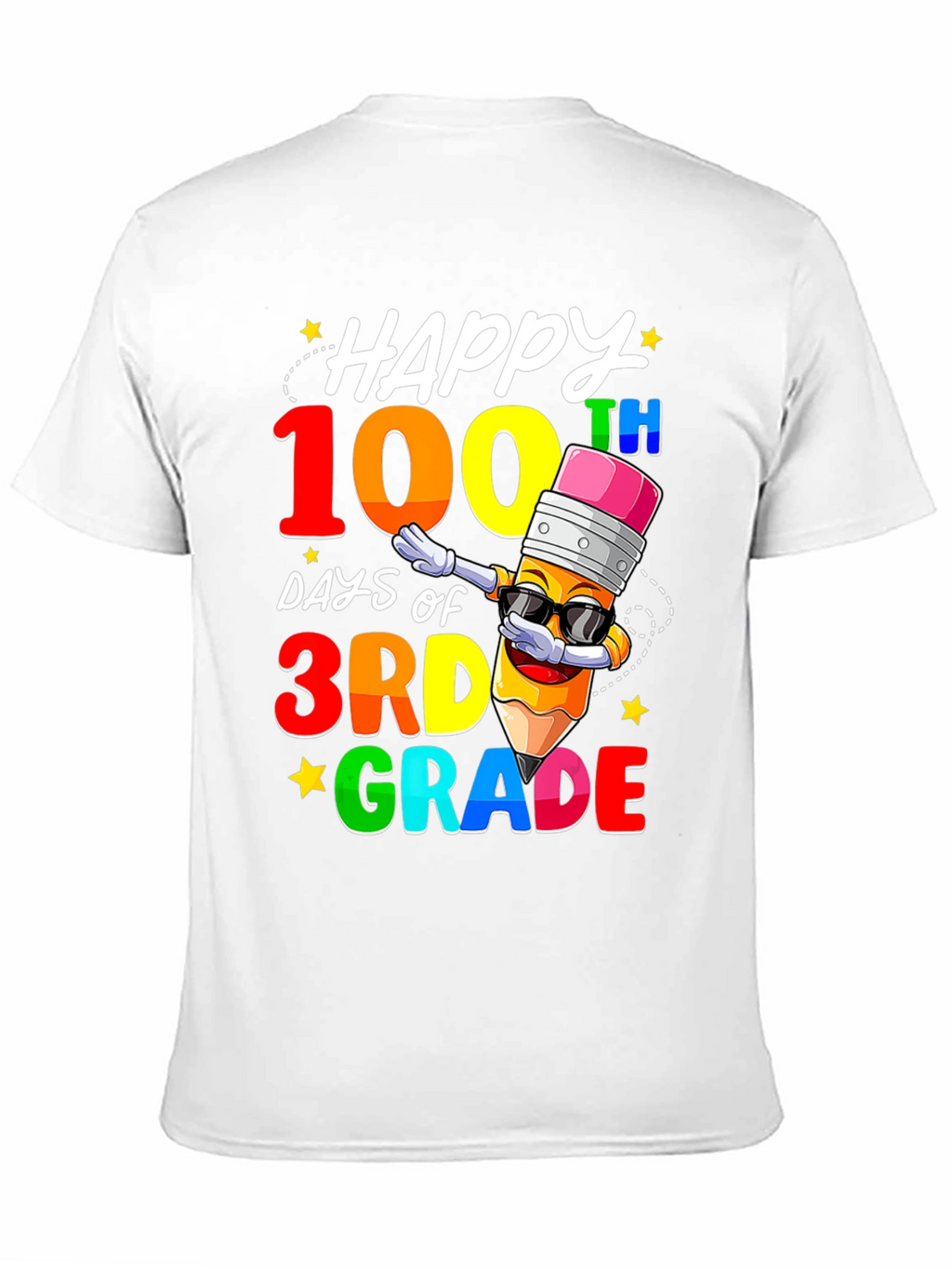 Camiseta de 100 Días de Tercer Grado