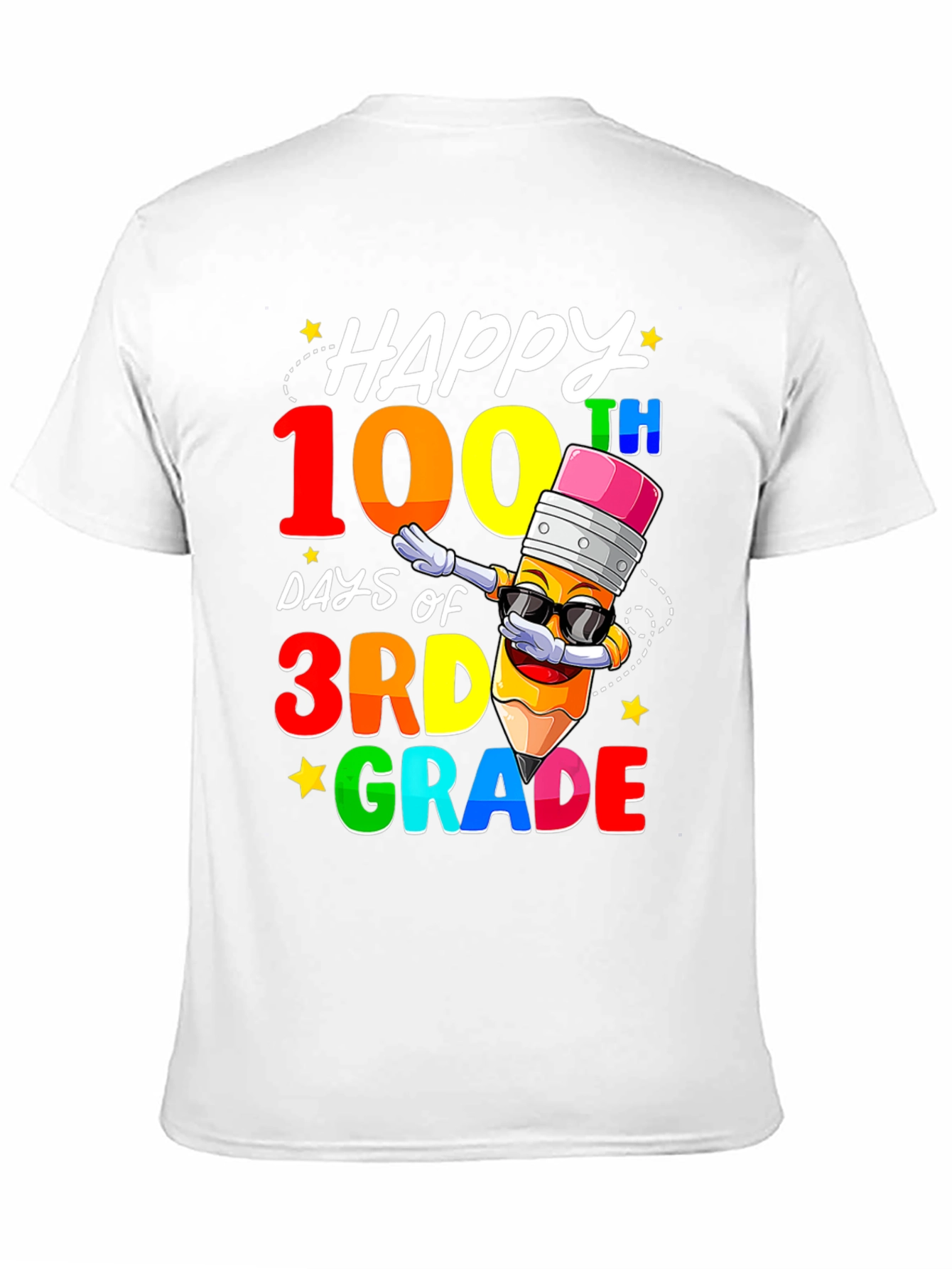 Camiseta de 100 Días de Tercer Grado