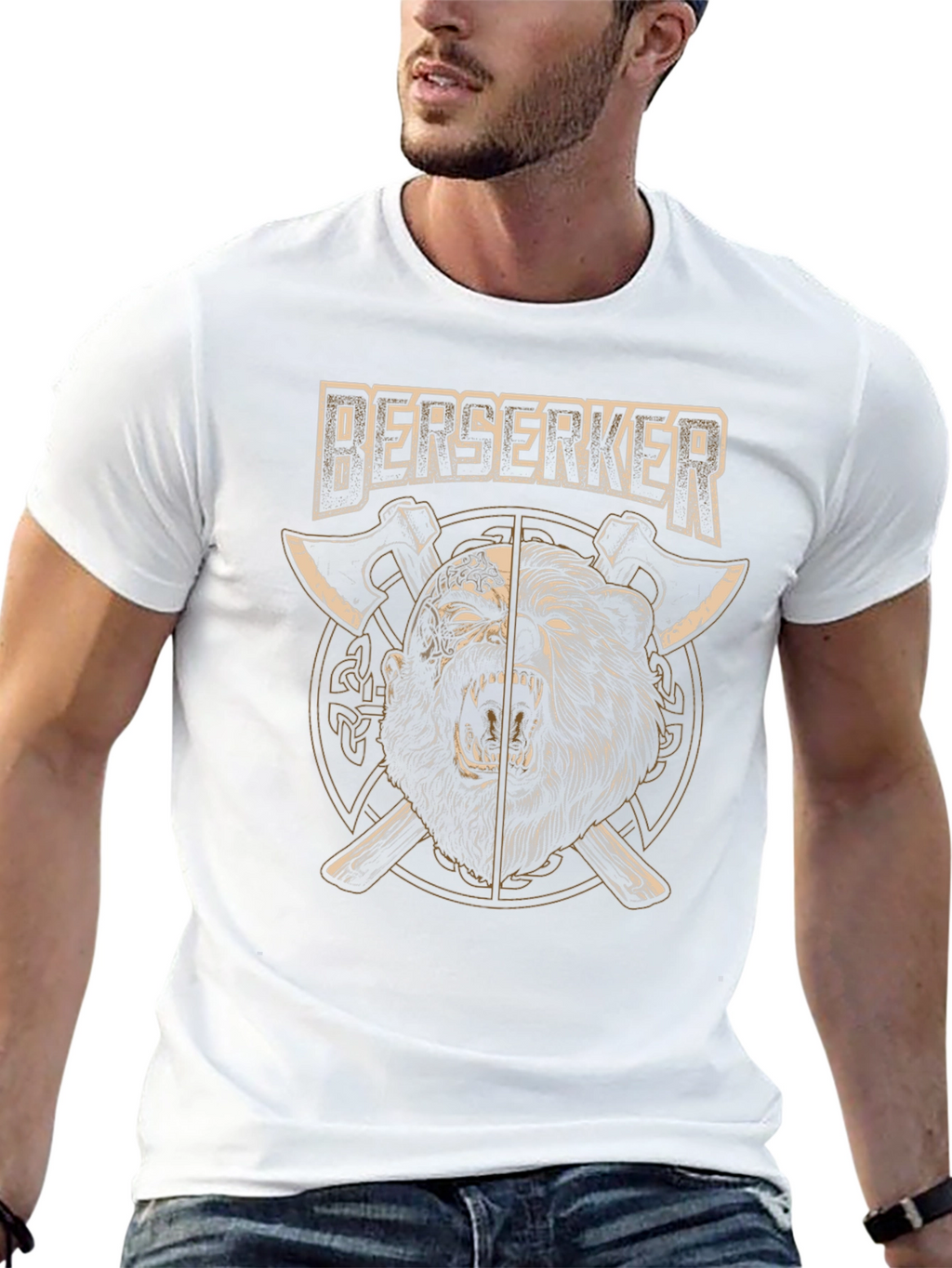 Camiseta Negra Berserker Hombre