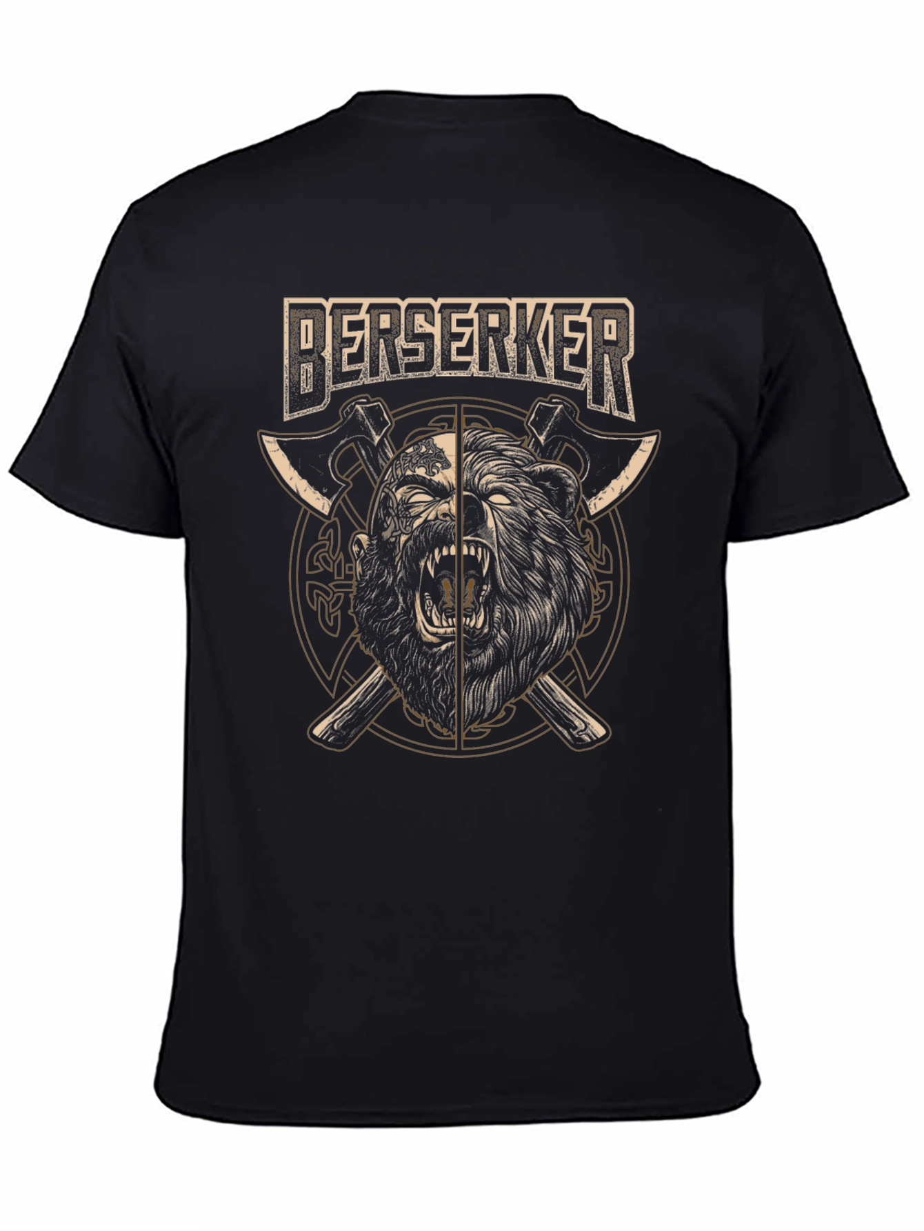 Camiseta Negra Berserker Hombre
