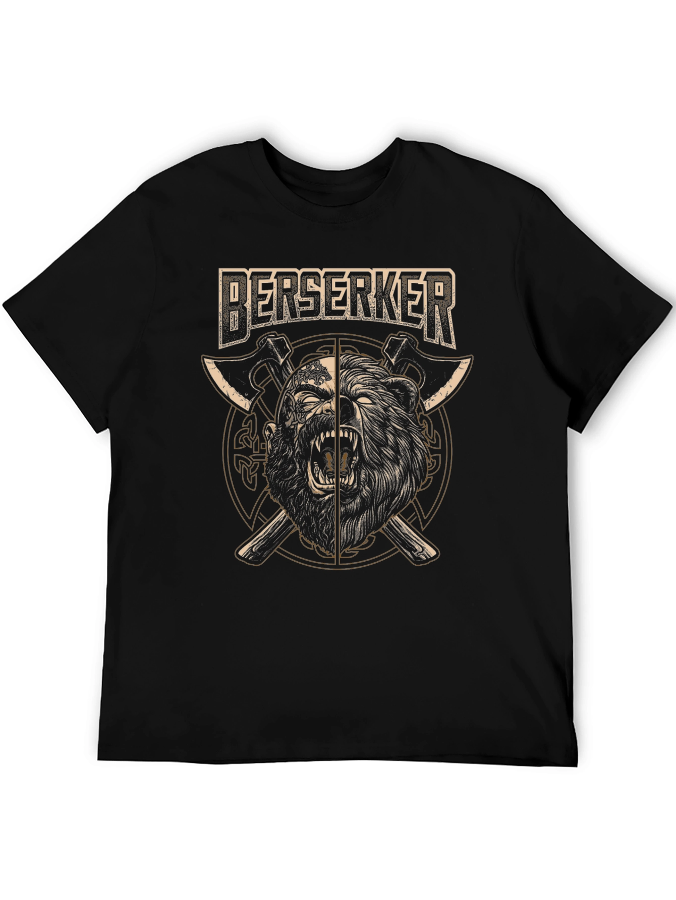 Camiseta Negra Berserker Hombre