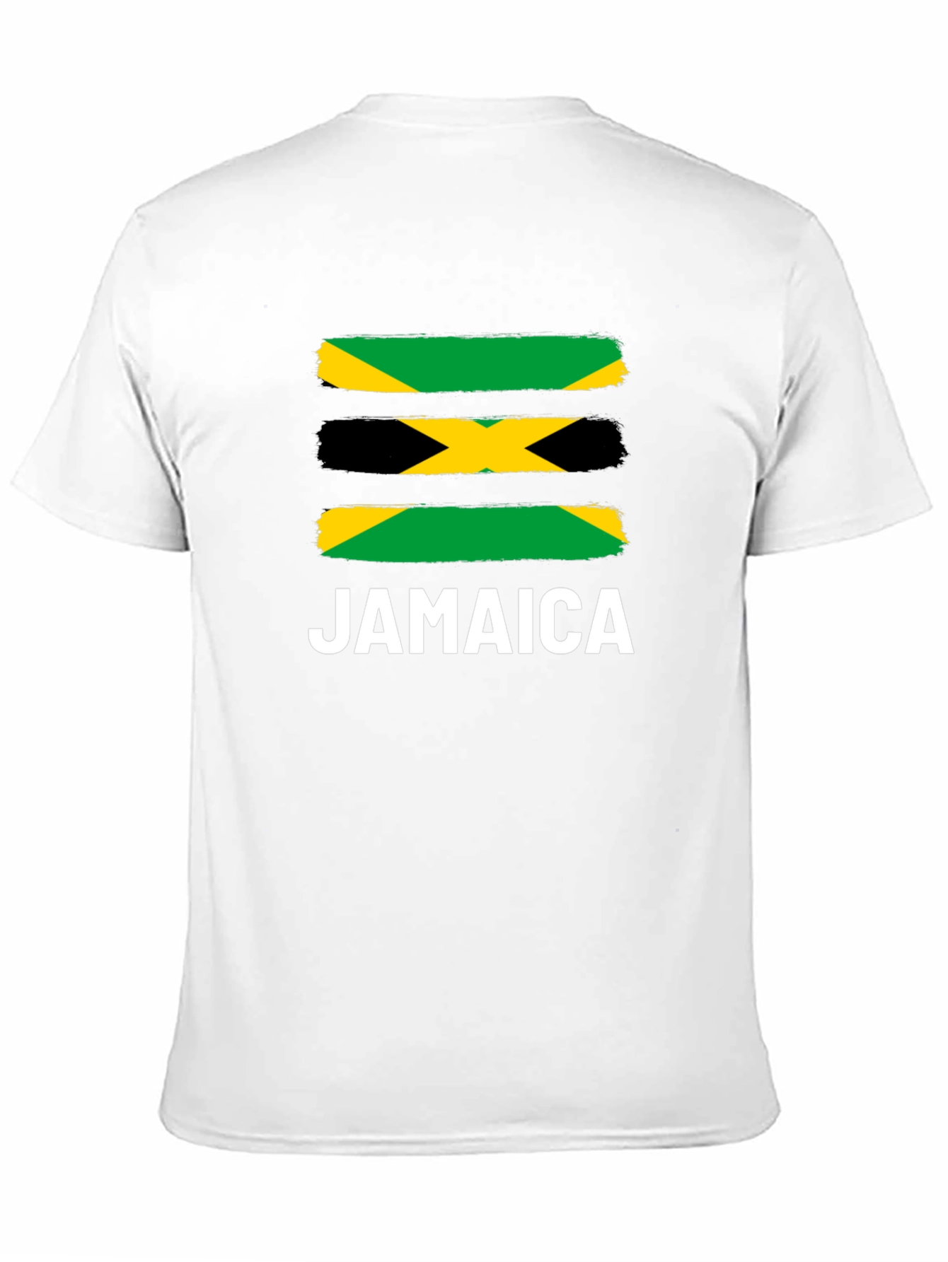 Camiseta Jamaica Diseño Bandera Colores Vivos