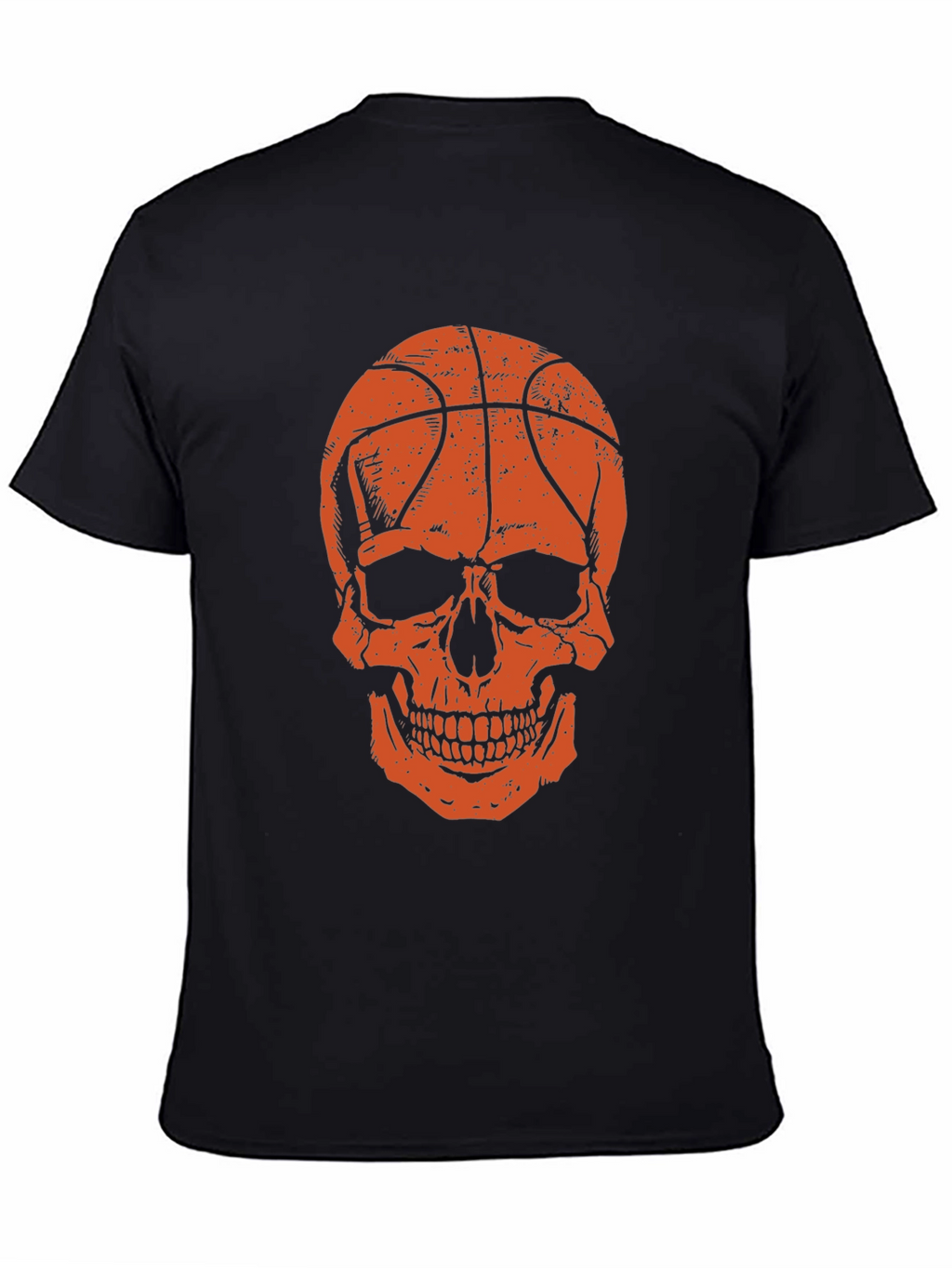Camiseta Negra Calavera Baloncesto