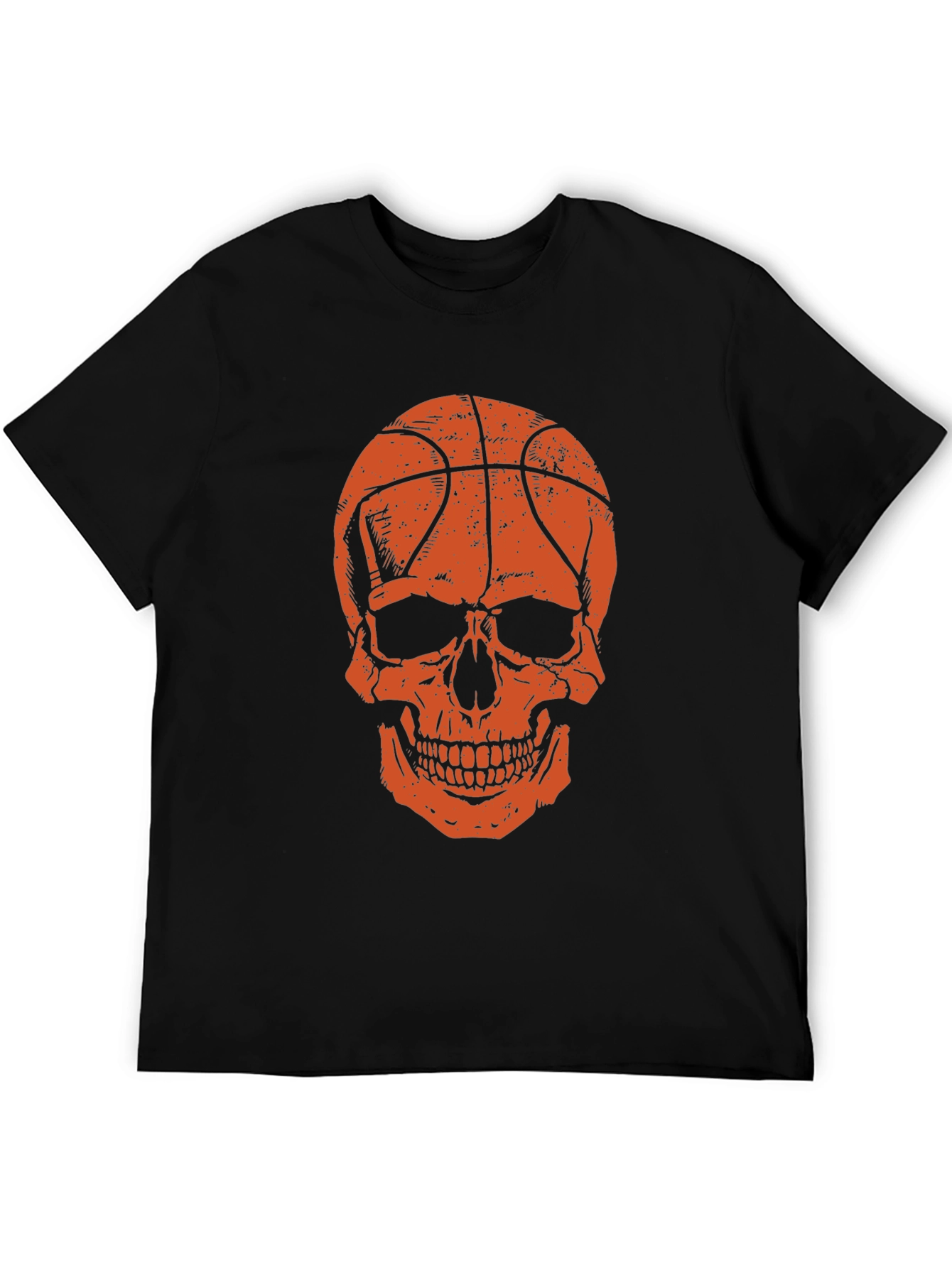 Camiseta Negra Calavera Baloncesto