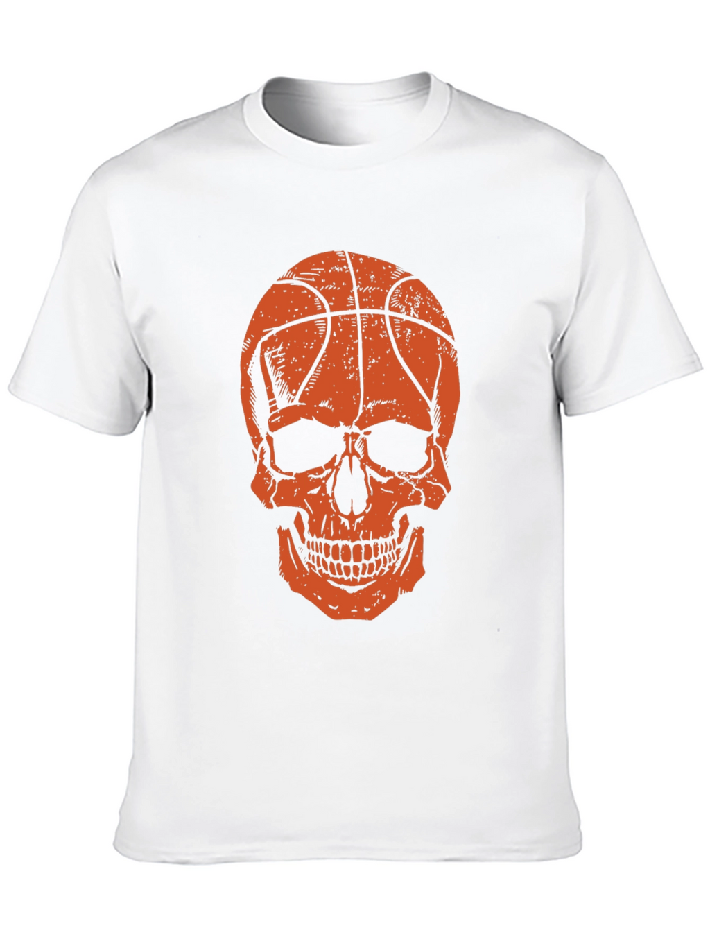 Camiseta Negra Calavera Baloncesto