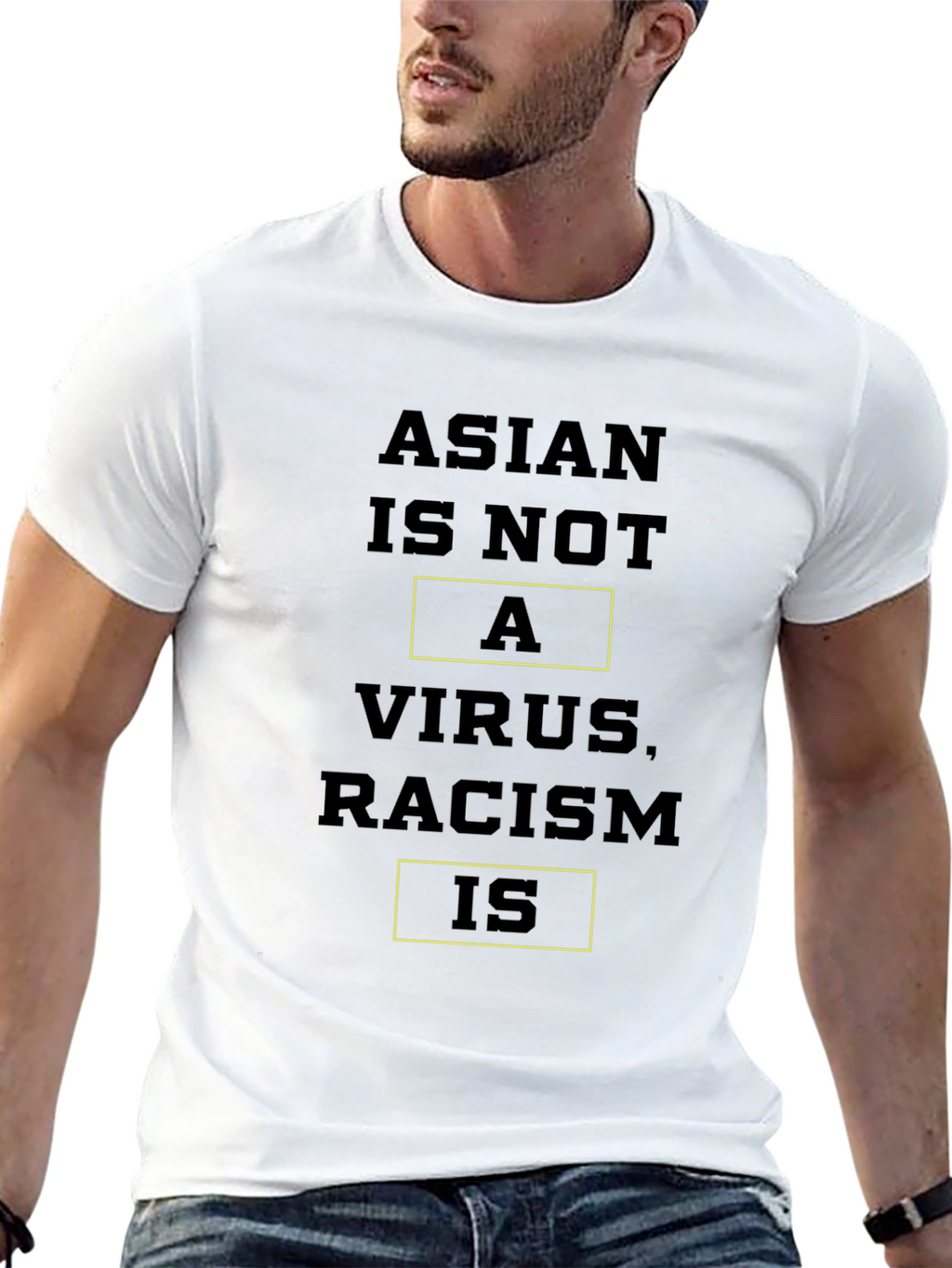 Camiseta Anti-Racismo: Asian Is Not a Virus