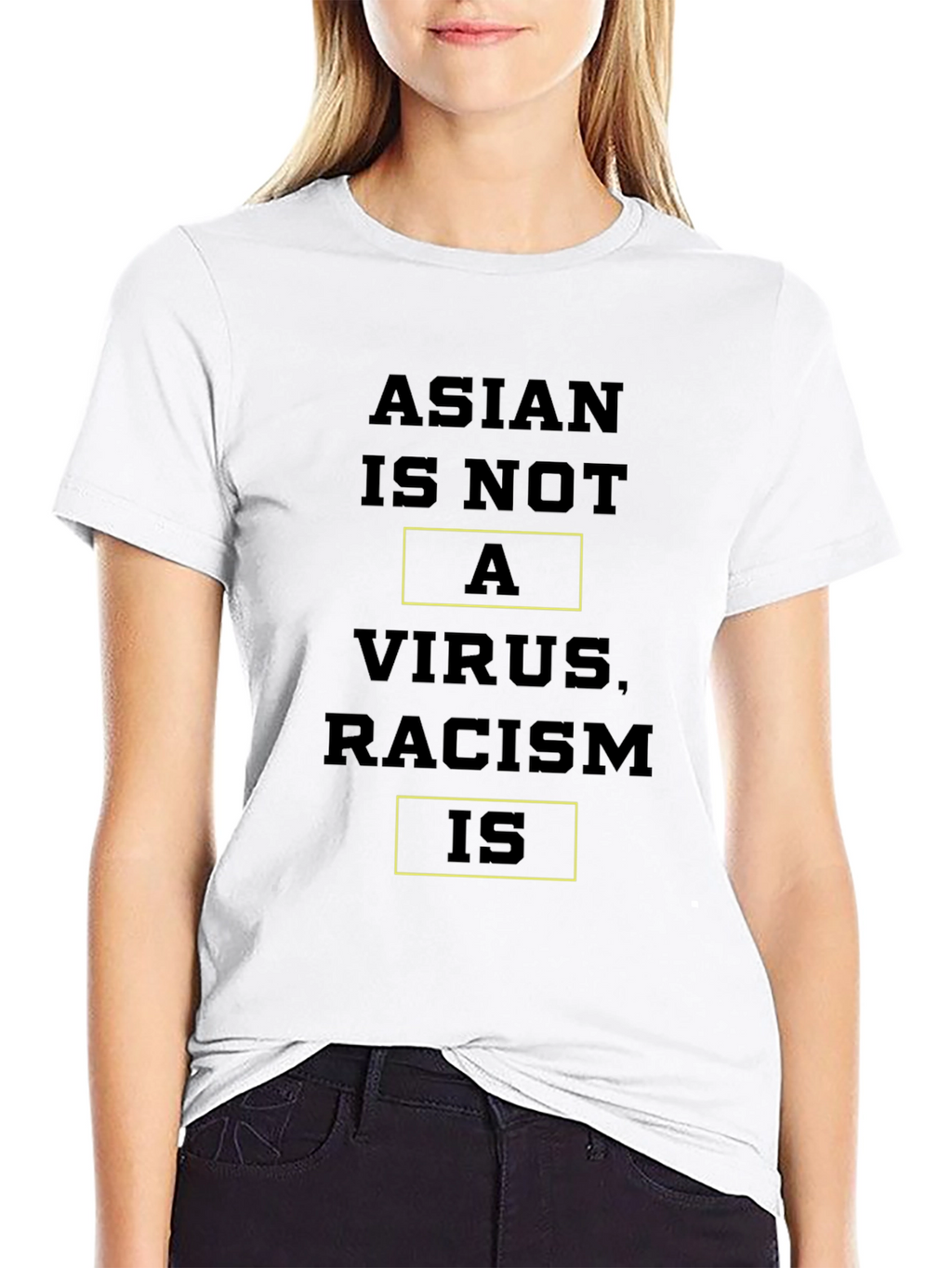 Camiseta Anti-Racismo: Asian Is Not a Virus