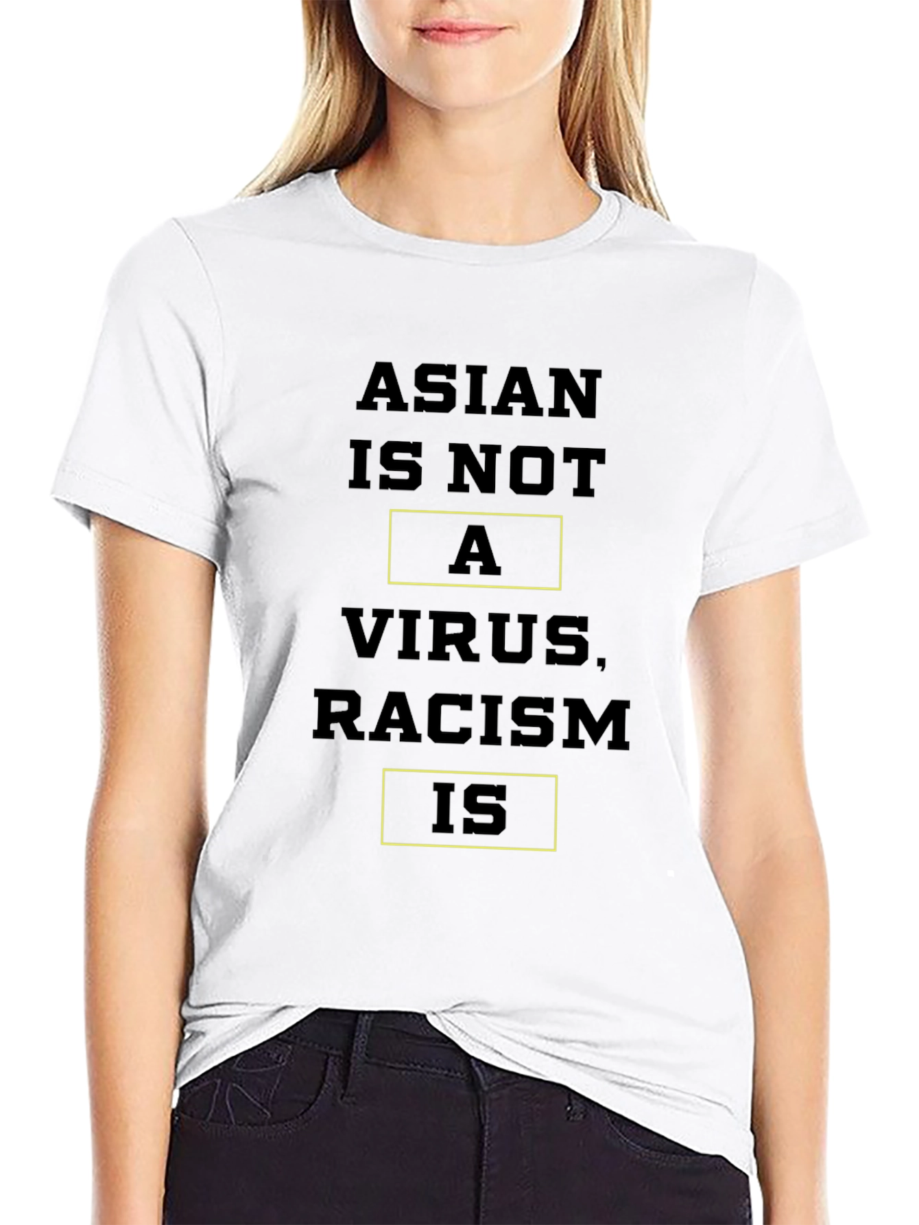 Camiseta Anti-Racismo: Asian Is Not a Virus