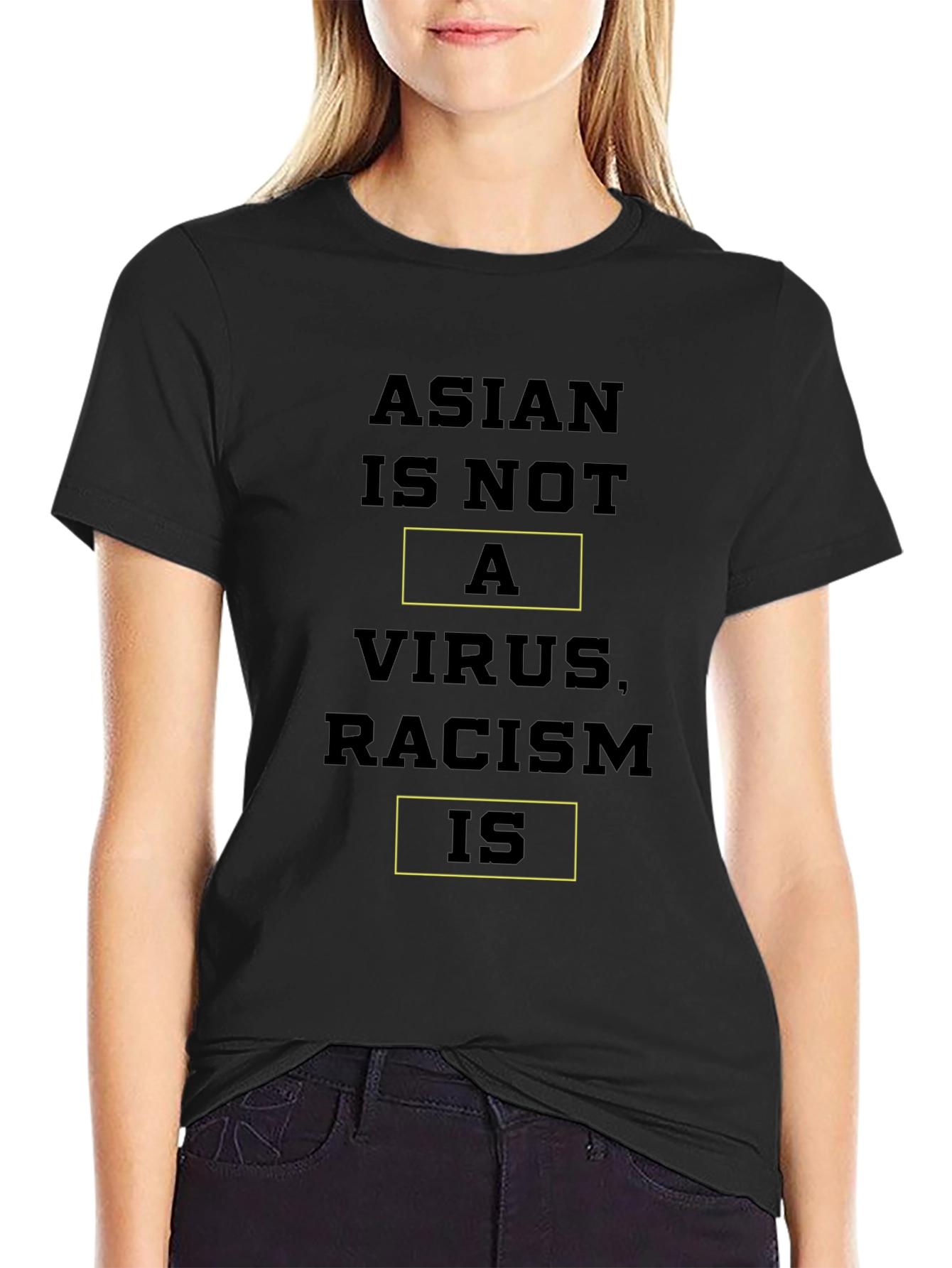 Camiseta Anti-Racismo: Asian Is Not a Virus