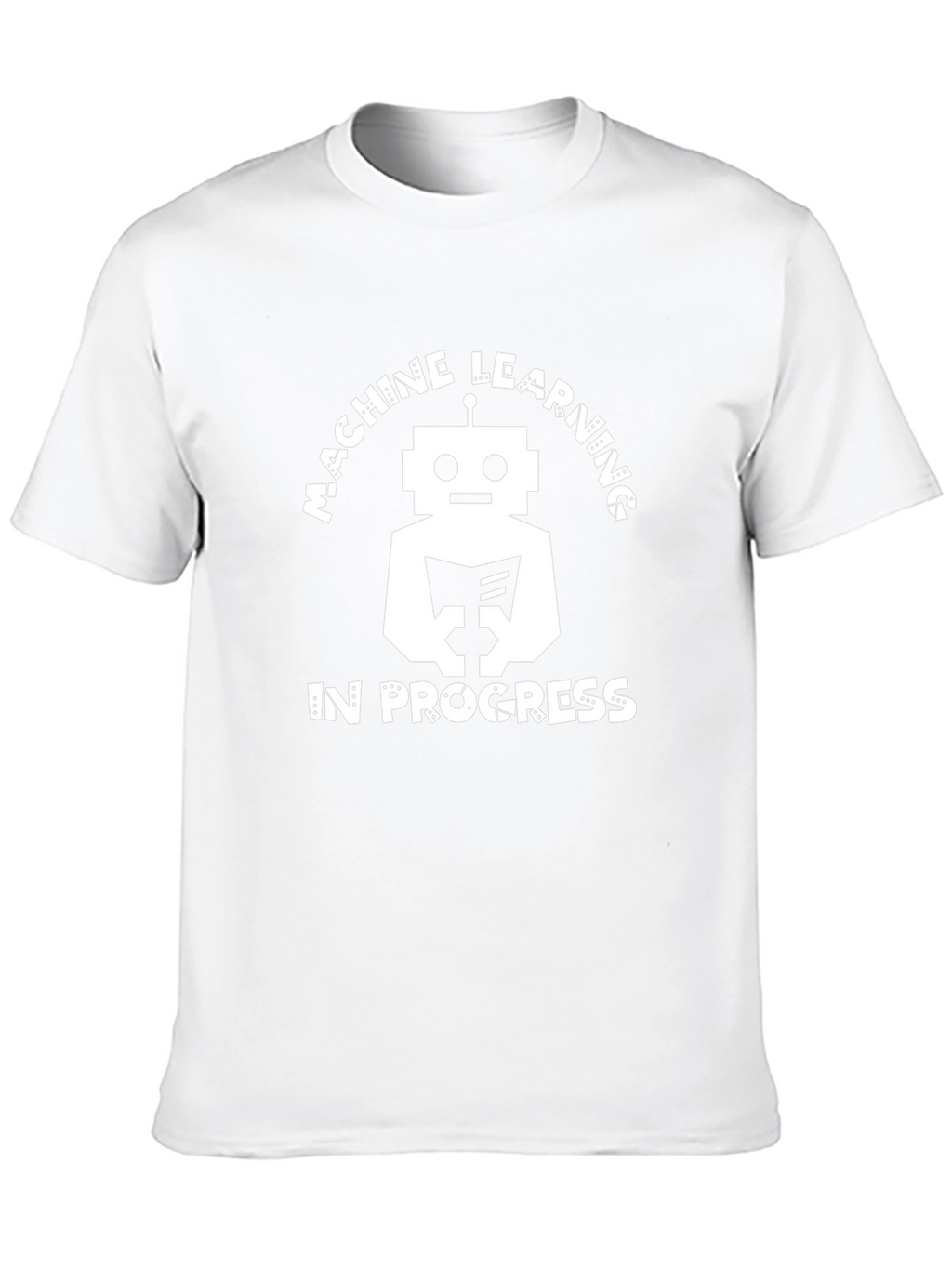 Camiseta Hombre Negra - Machine Learning Robot