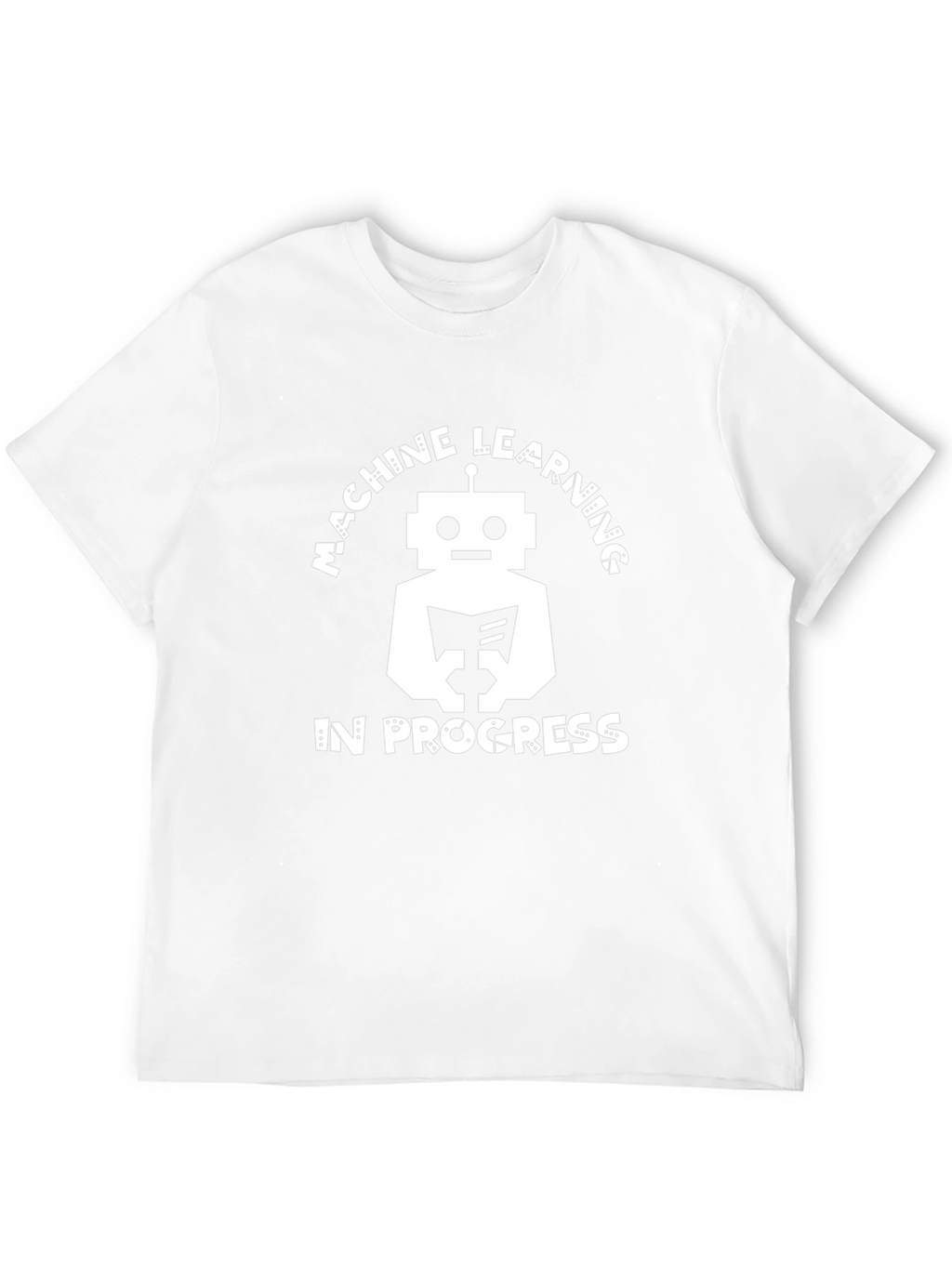 Camiseta Hombre Negra - Machine Learning Robot