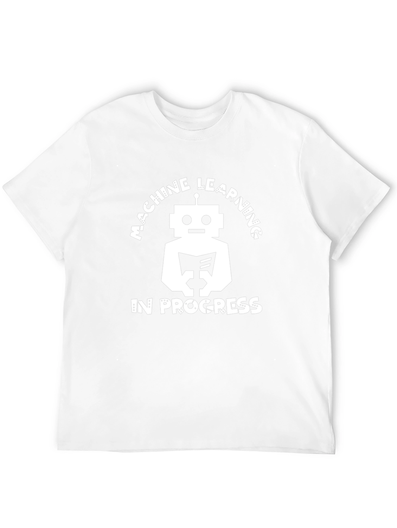 Camiseta Hombre Negra - Machine Learning Robot