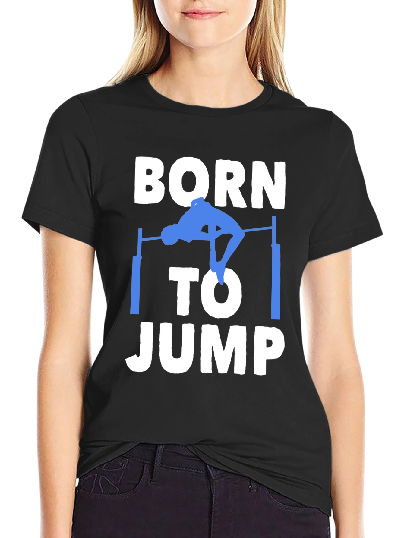 Camiseta Hombre: Nacido Para Saltar - Estilo Único