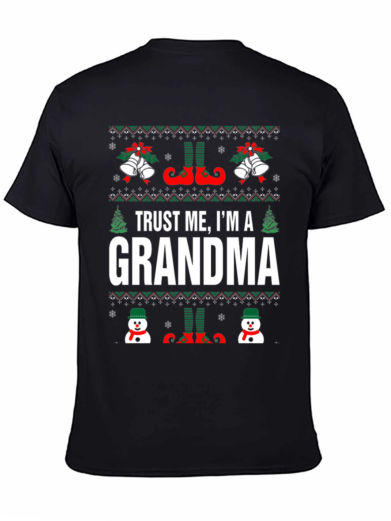 Camiseta Navideña Trust Me Im a Grandma