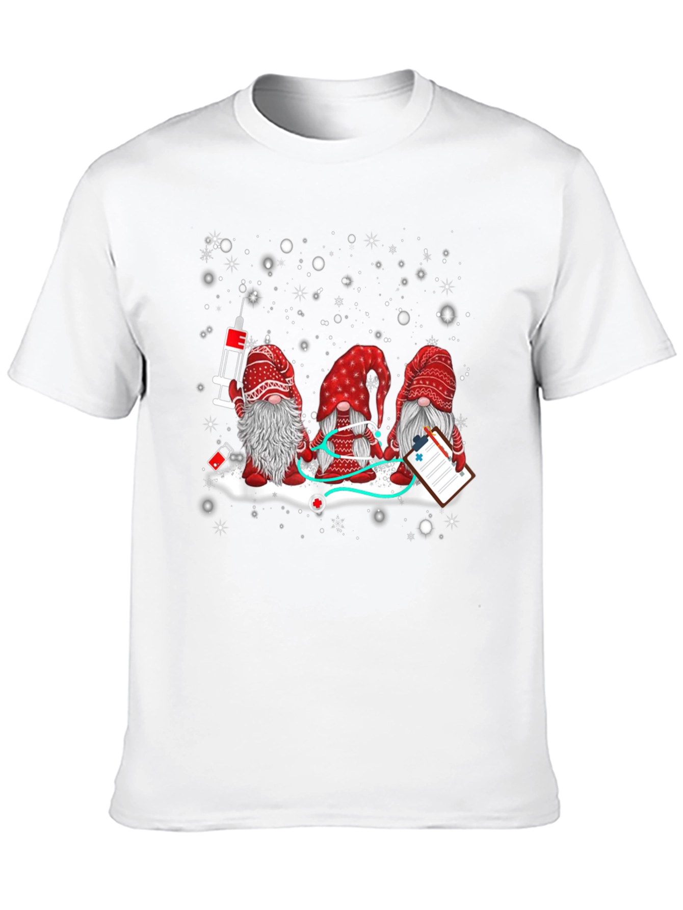 Camiseta Gnomos Enfermeros Navideños