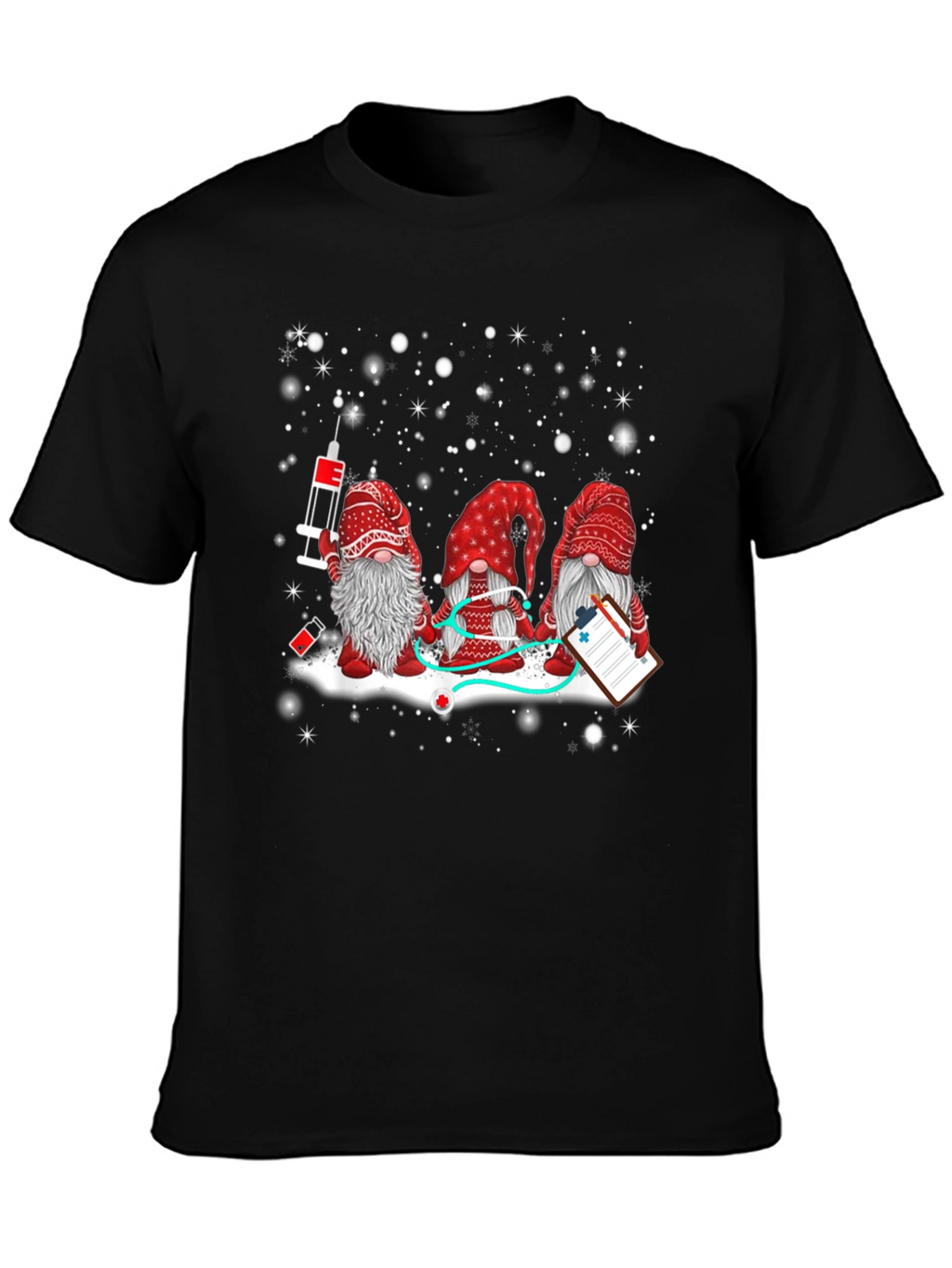 Camiseta Gnomos Enfermeros Navideños