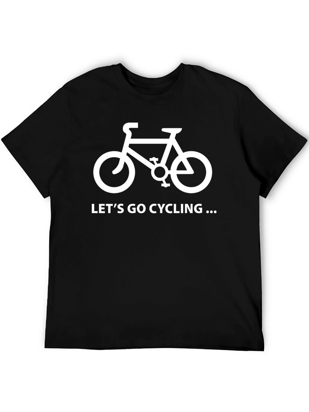 Camiseta Negra Ciclismo: ¡Vamos en Bici!